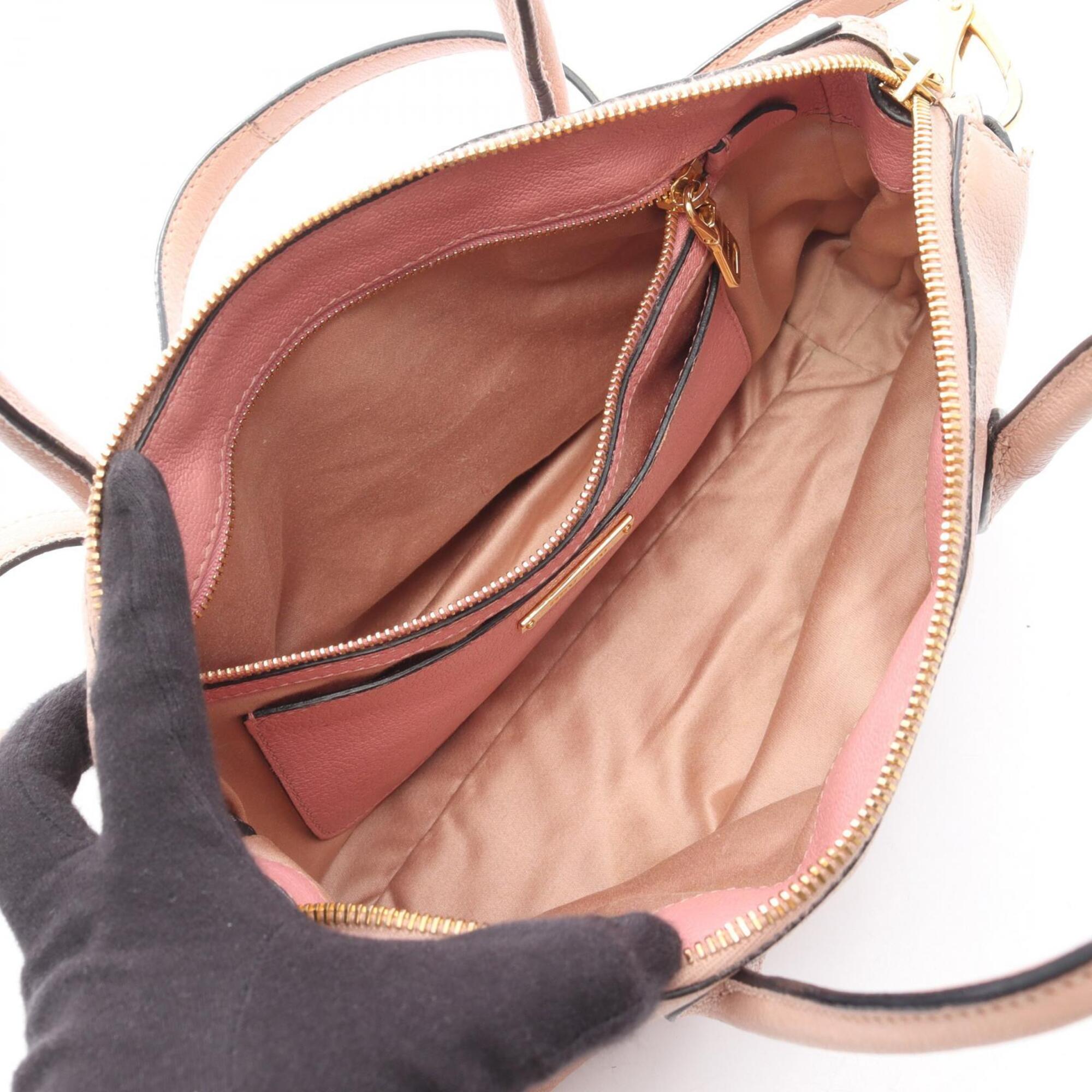 Miu Miu Pink Leather Handbag (Pre-Owned)