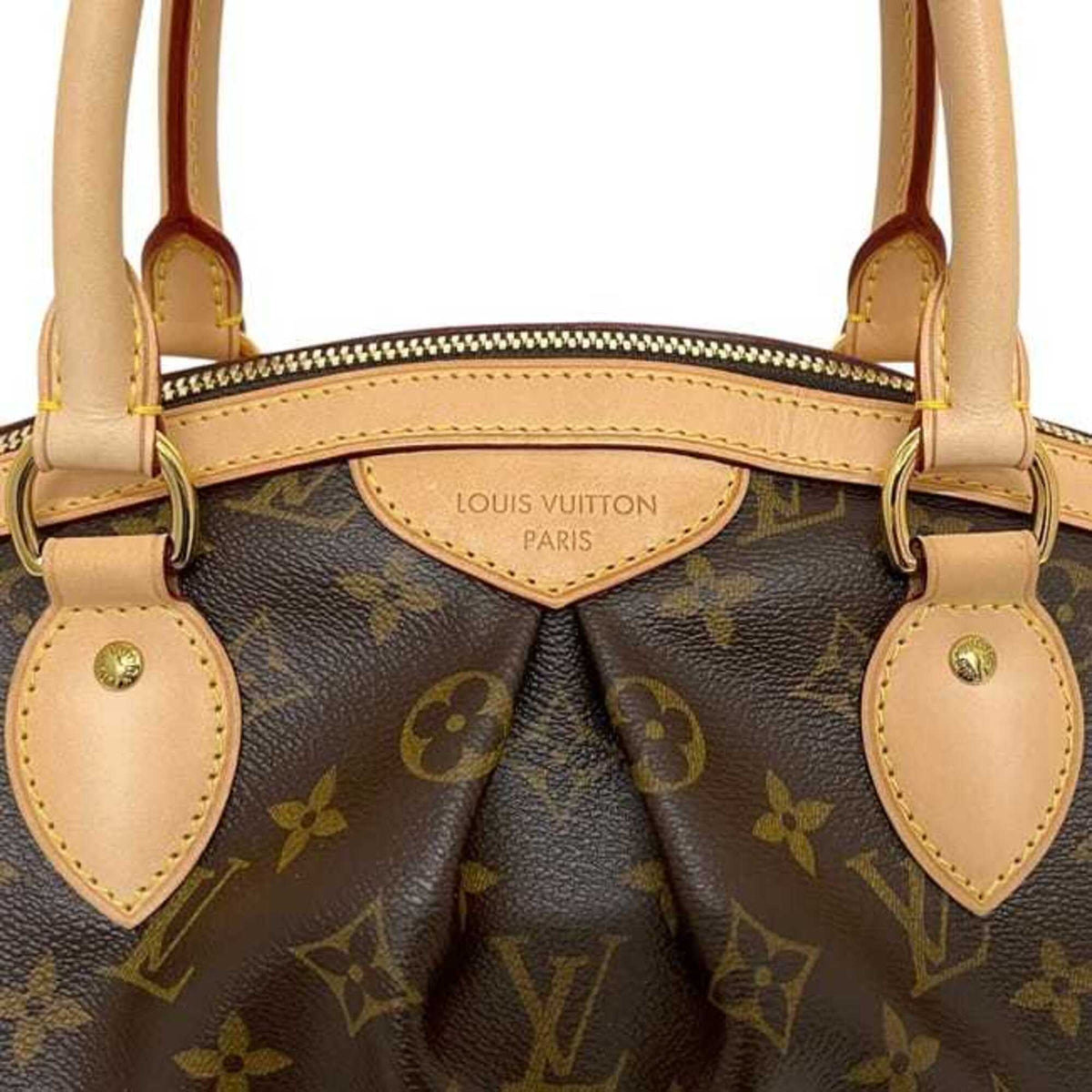 Louis Vuitton Brown Monogram Leather Handbag (Pre-Owned)