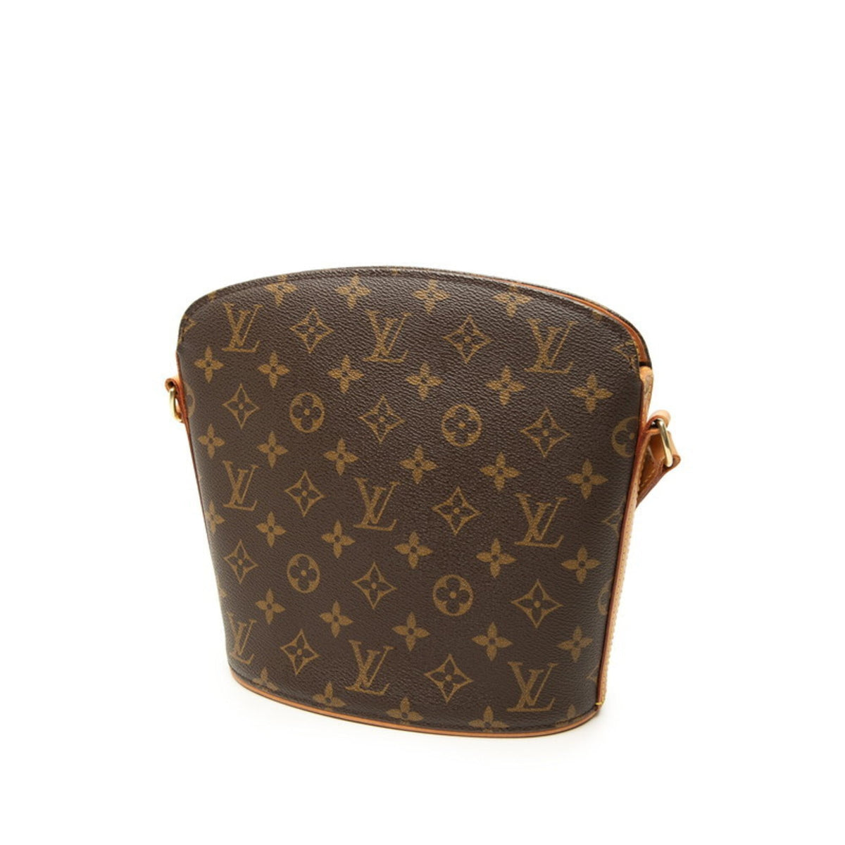 Louis Vuitton Brown Pvc Leather Shoulder Bag (Pre-Owned)