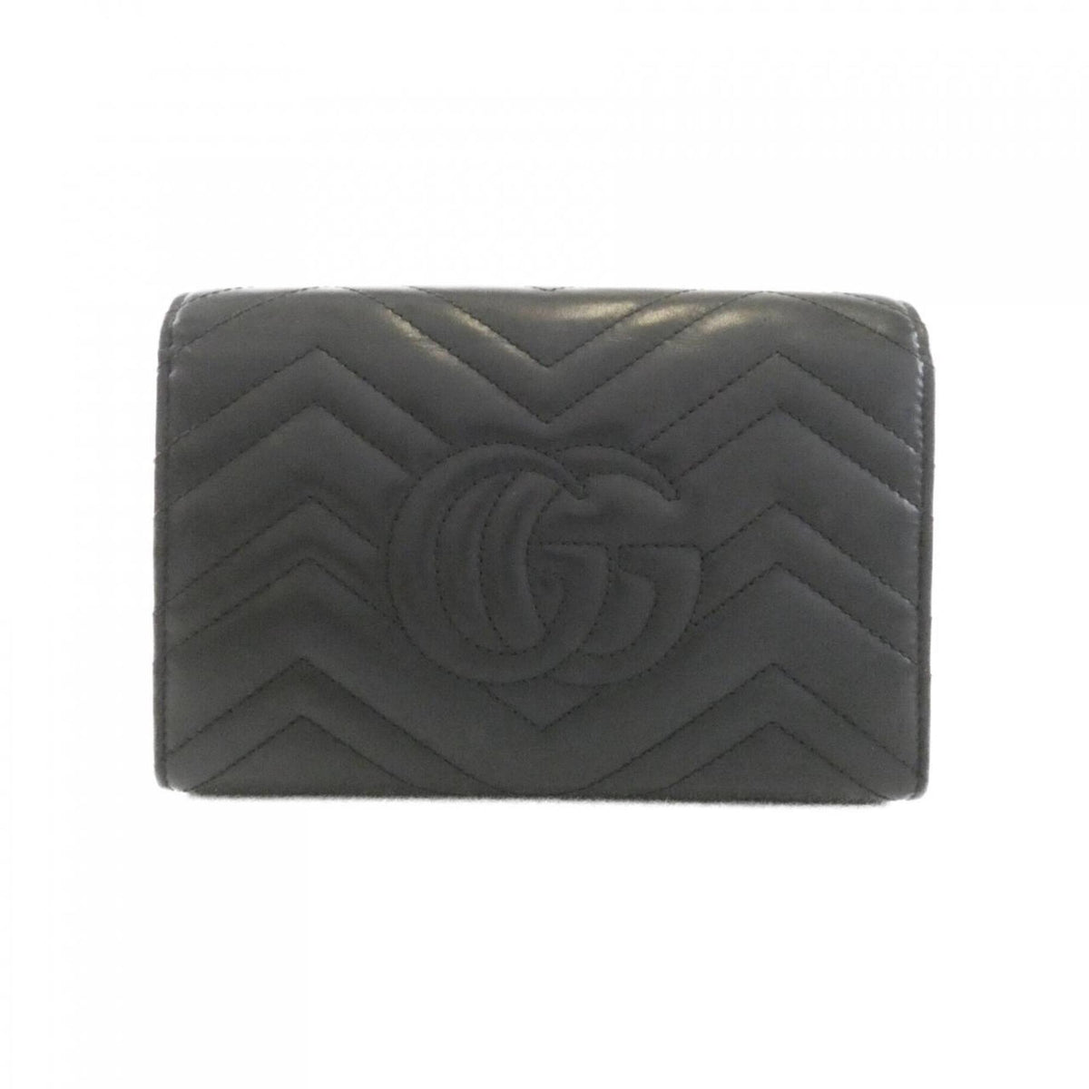 Gucci Gg Marmont Black Quilting Leather Shoulder Bag (Pre-Owned)