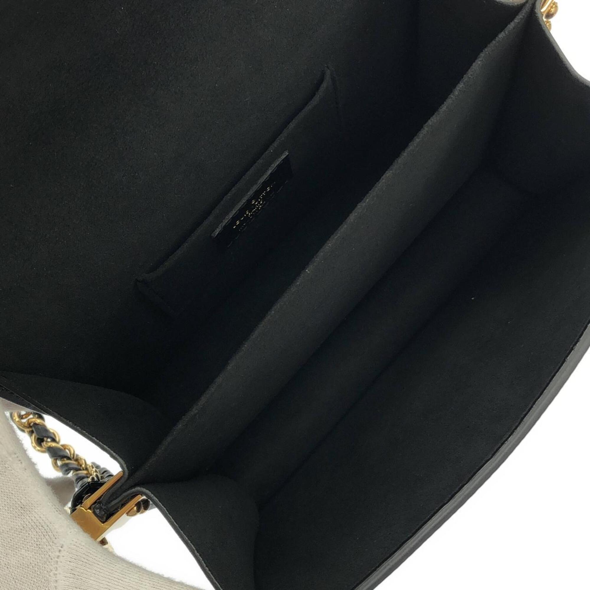 Louis Vuitton Black Leather Shoulder Bag (Pre-Owned)