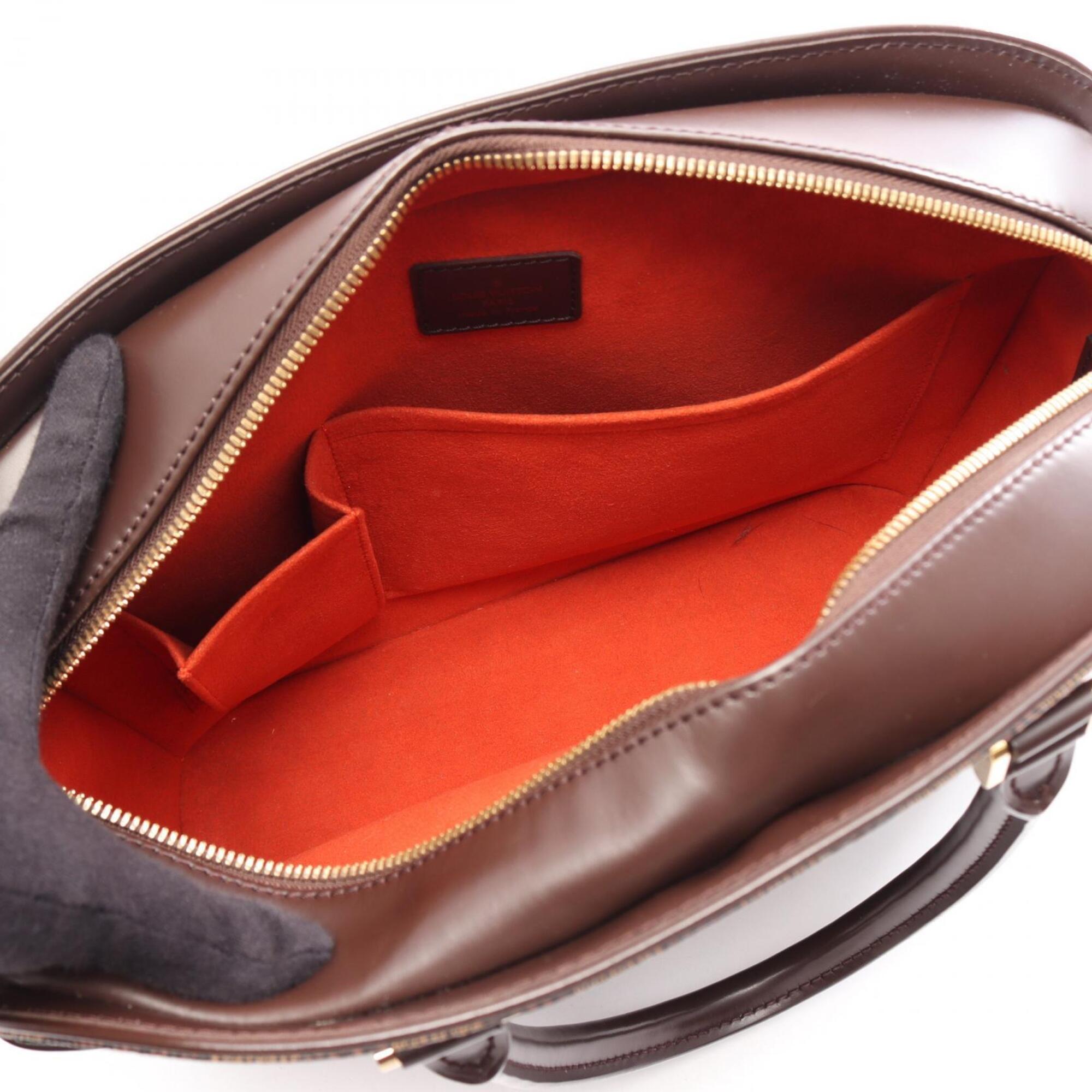 Louis Vuitton Brown Coated Canvas Pvc Leather Handbag (Pre-Owned)