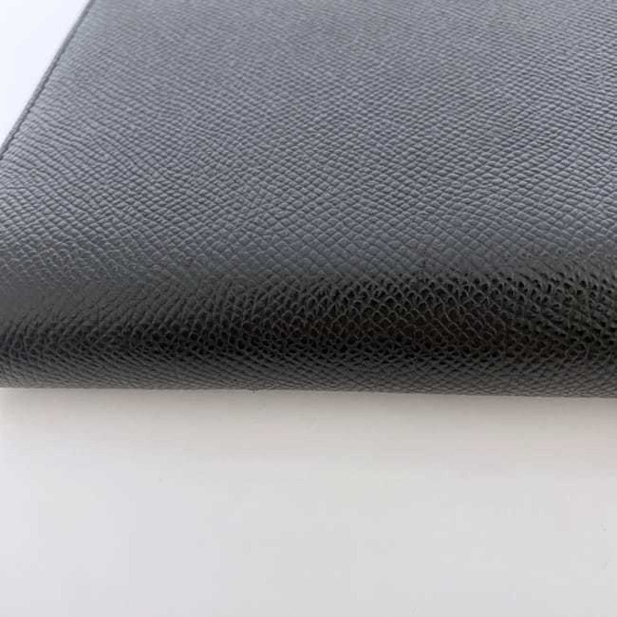 Bally Black Leather Long Wallet (Bi-Fold) (Pre-Owned)