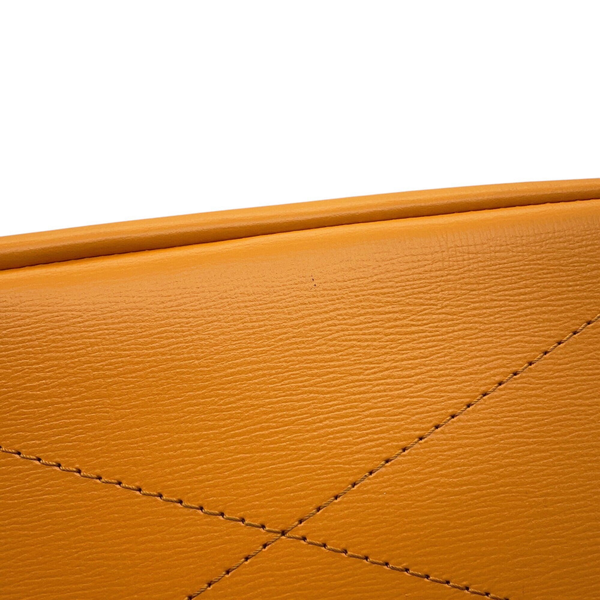 Louis Vuitton Saffron Leather Handbag Tote Bag (Pre-Owned)