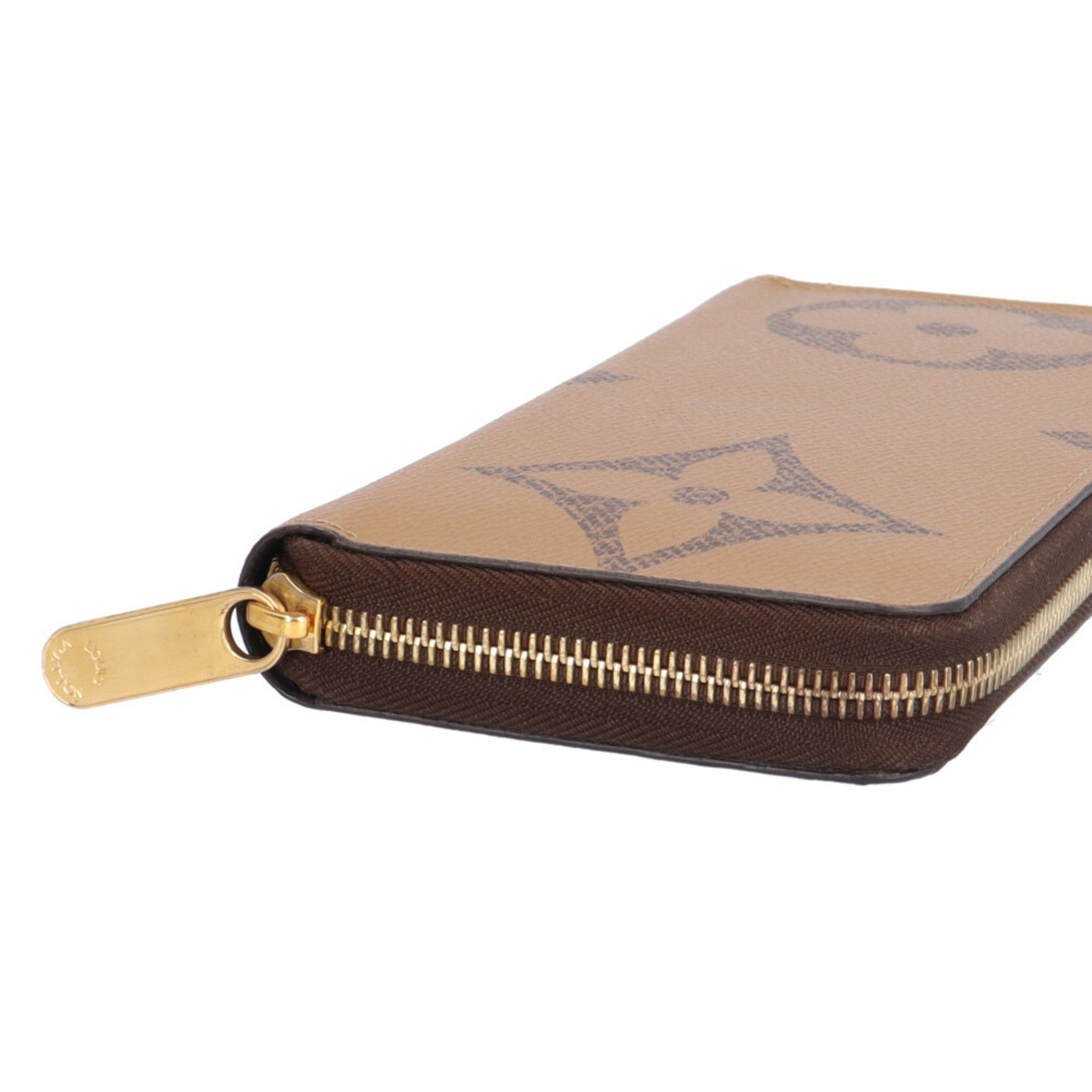 Louis Vuitton Brown Monogram Long Wallet (Bi-Fold) (Pre-Owned)