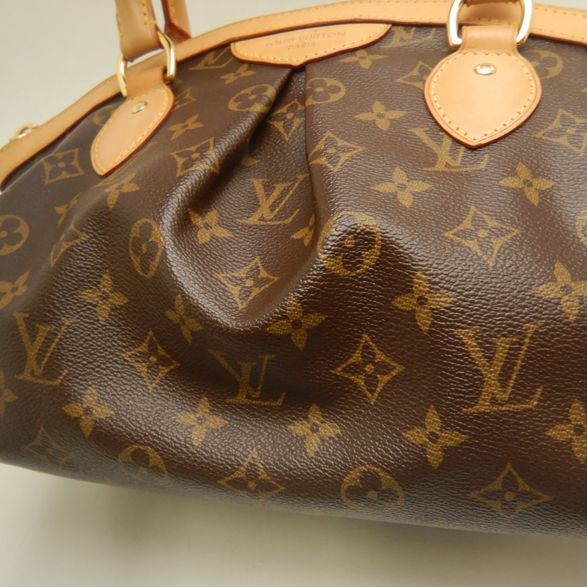Louis Vuitton Brown Monogram Canvas Handbag (Pre-Owned)