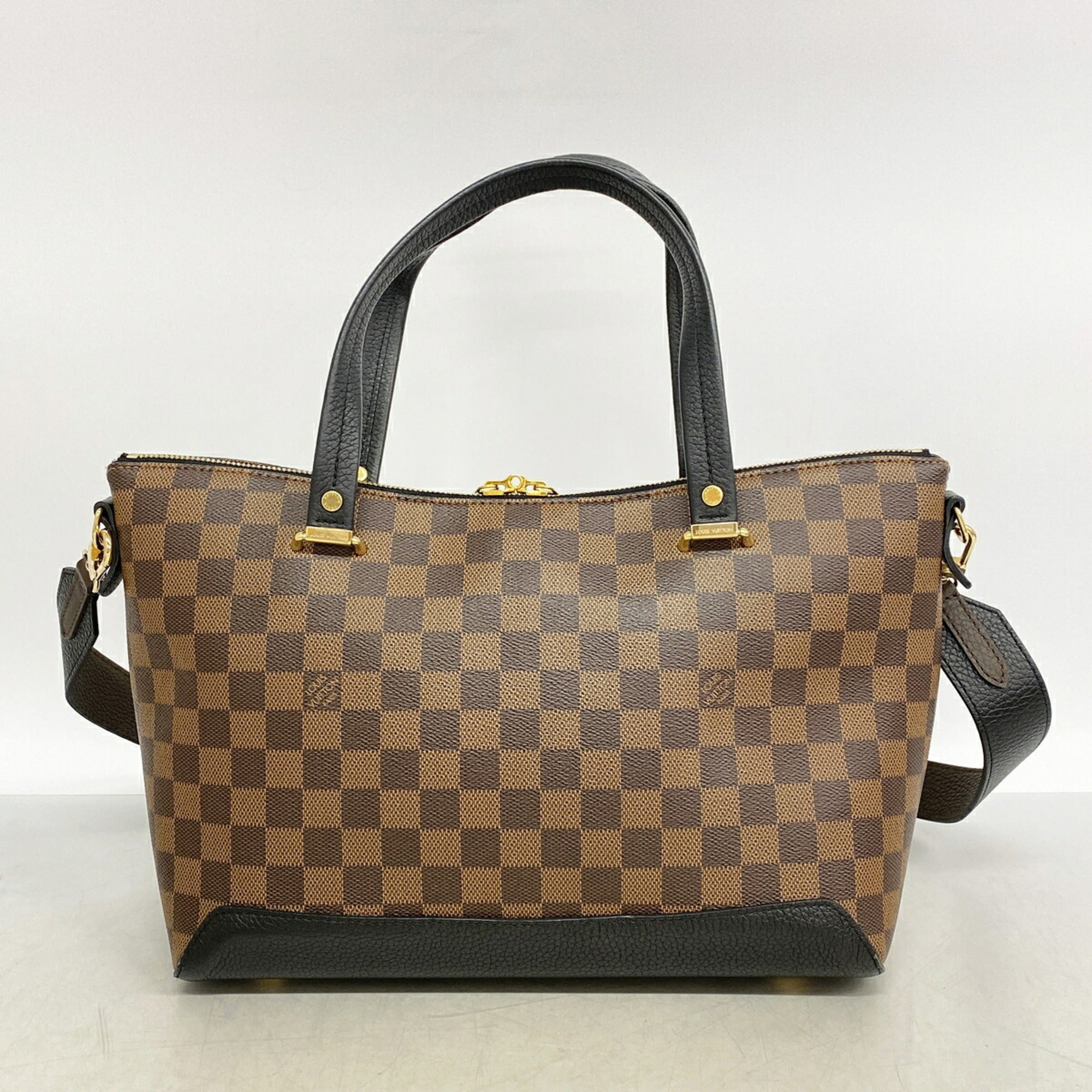 Louis Vuitton Ebene Noir Handbag (Pre-Owned)