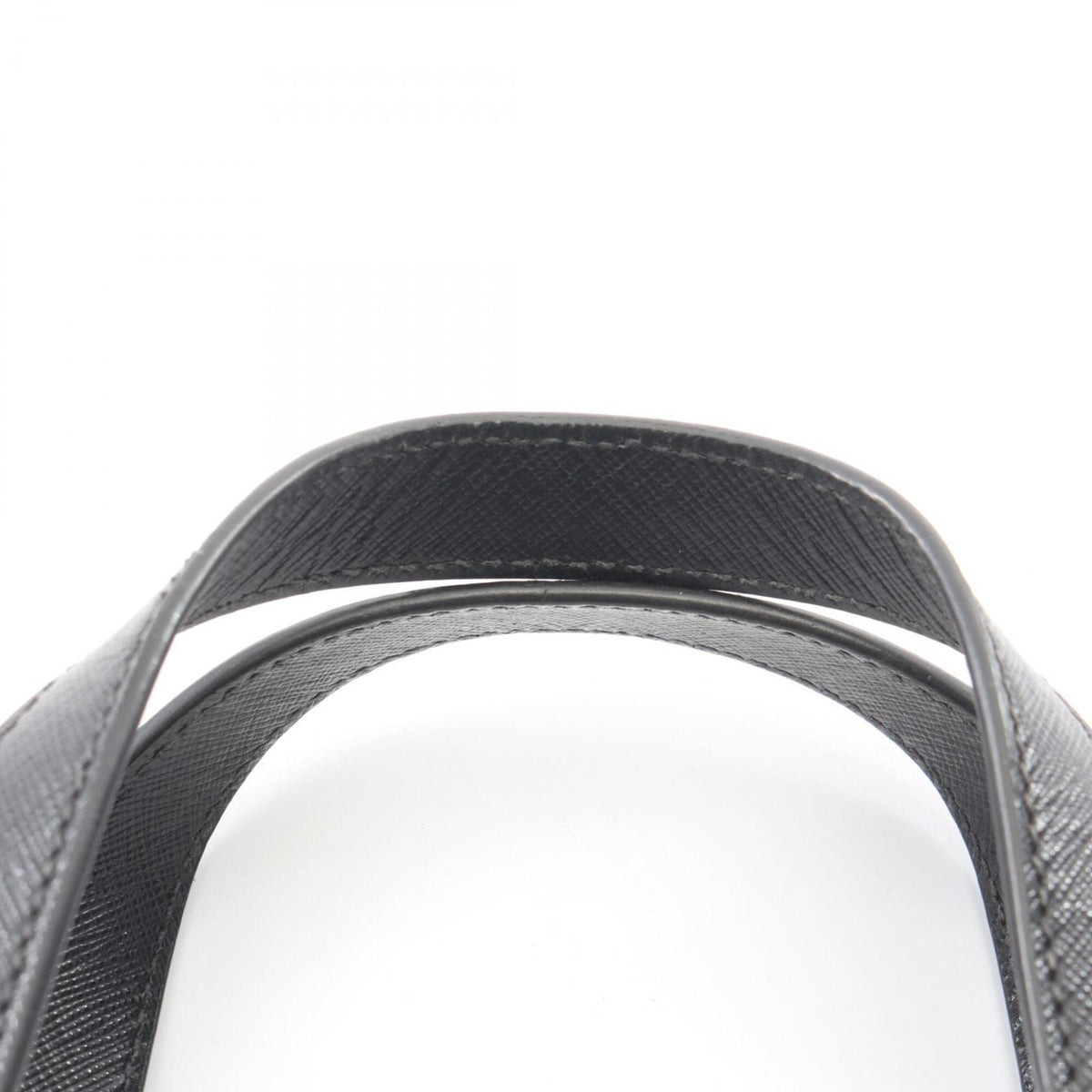 Prada Black Nylon Leather Handbag (Pre-Owned)