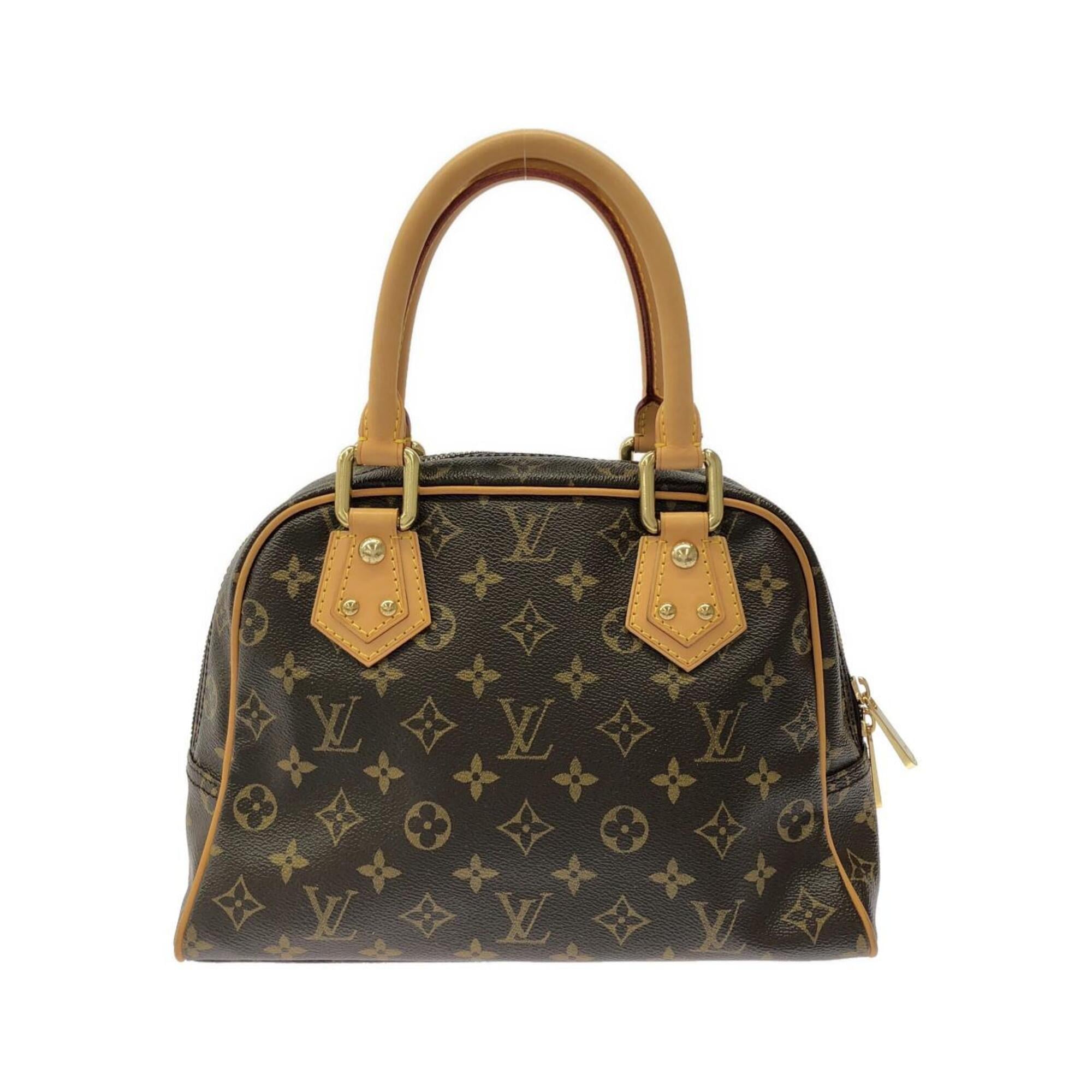 Louis Vuitton Marron Coated Canvas Handbag (Pre-Owned)