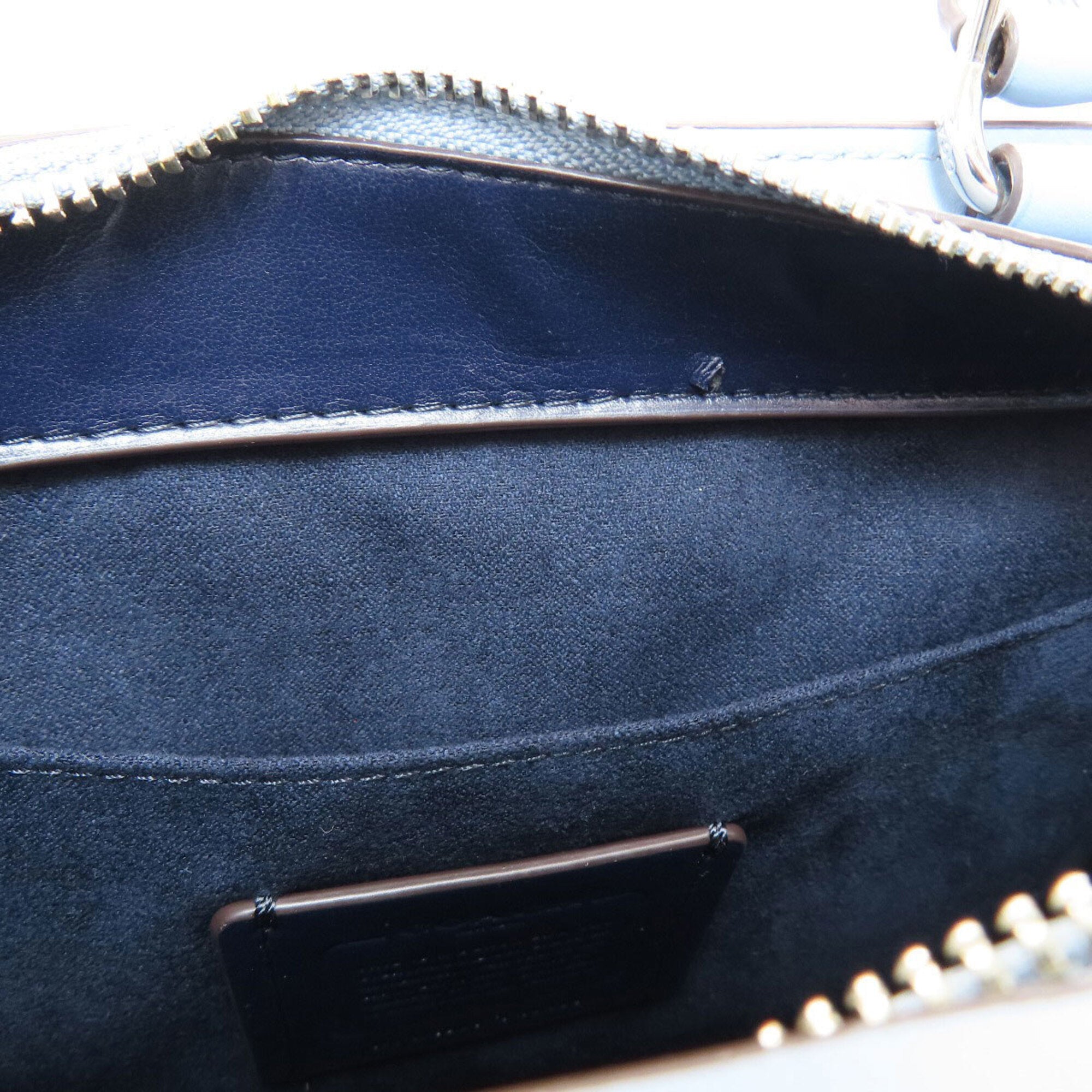 Coach Blue Leather Handbag (Pre-Owned)