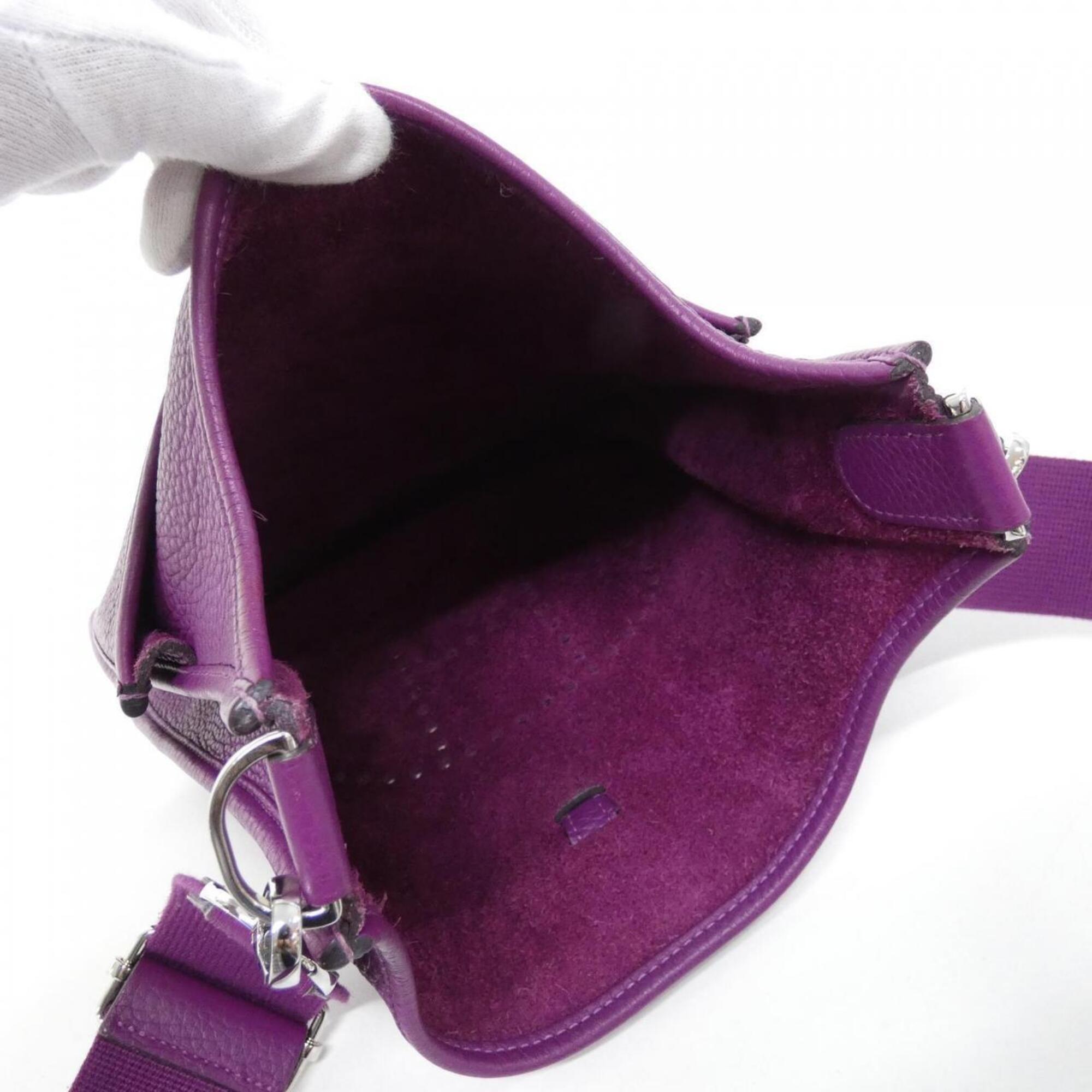Hermes Anemone Taurillon Clemence Leather Shoulder Bag (Pre-Owned)