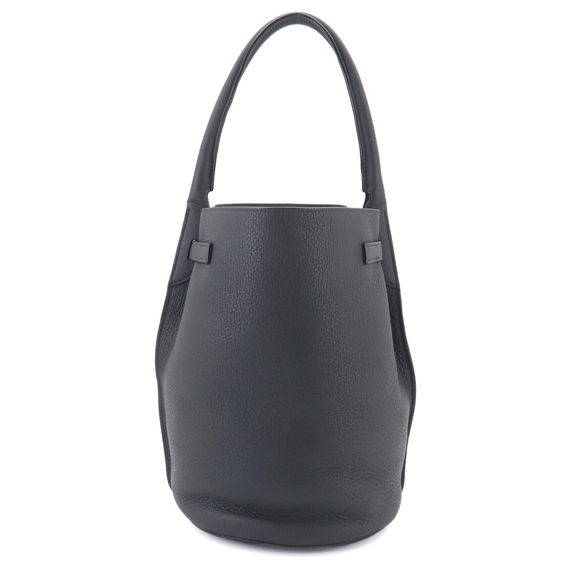 Celine Gray Leather Handbag Pouch (Pre-Owned)
