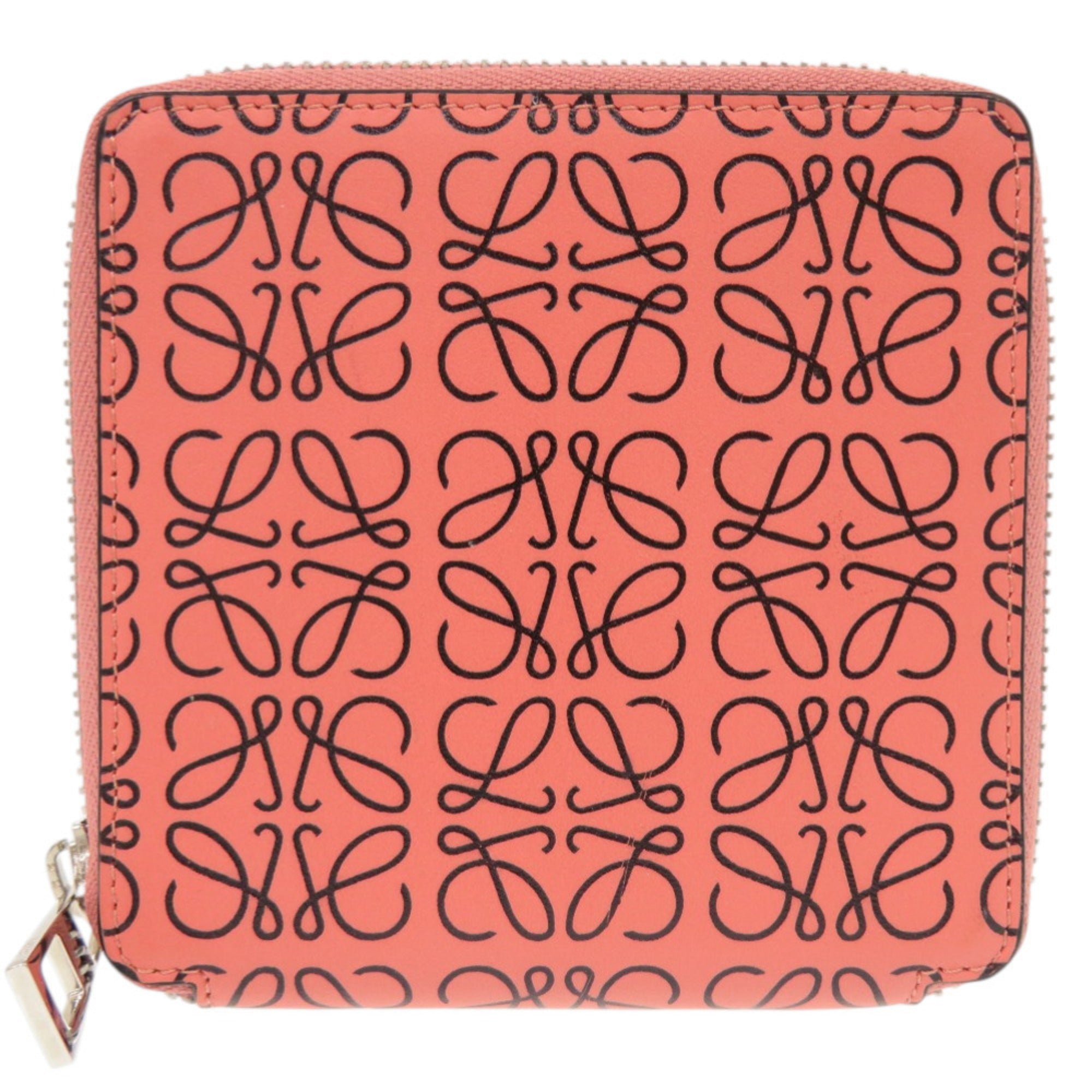 Loewe Black Pink Leather Wallet (Bi-Fold) (Pre-Owned)