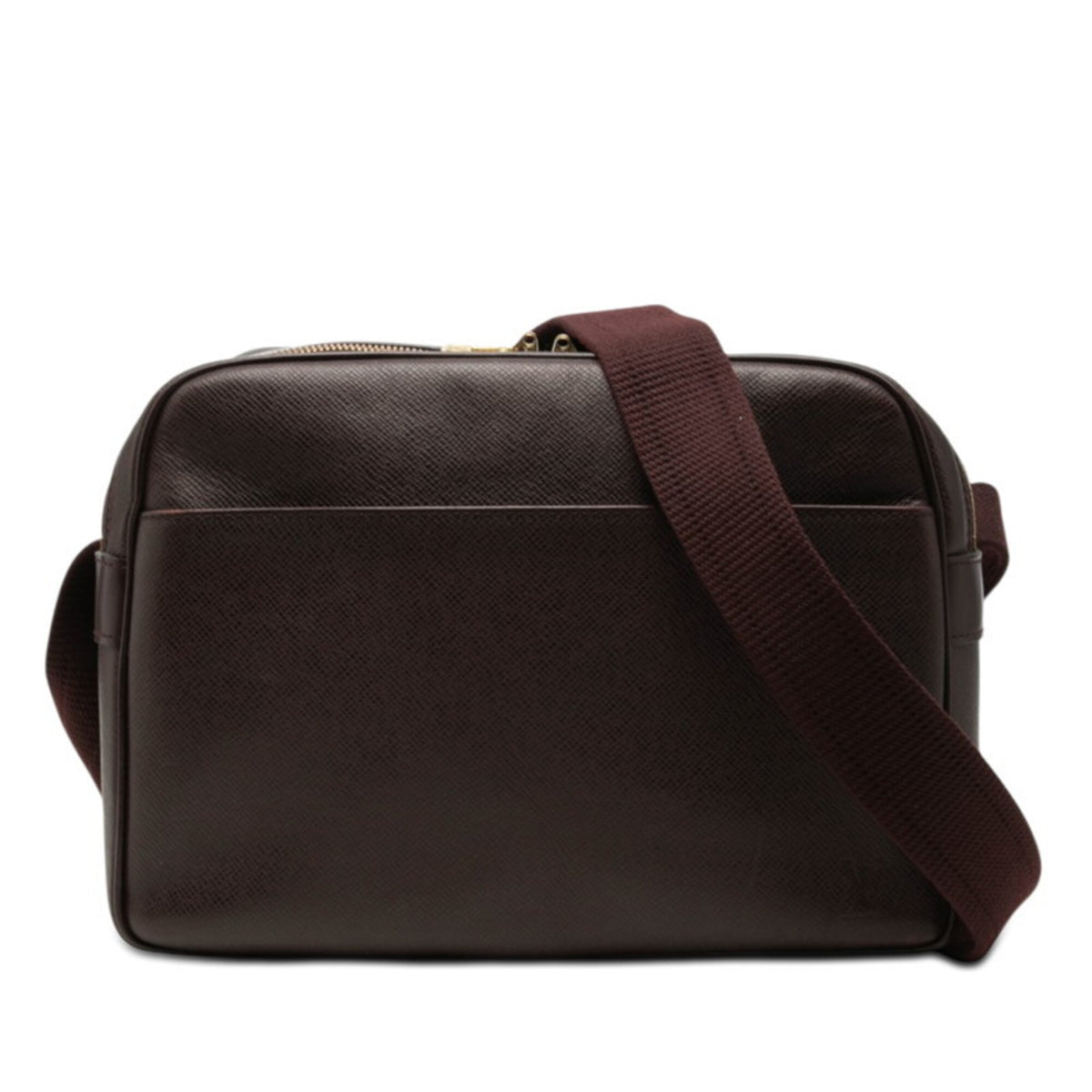 Louis Vuitton Taiga Acajou Wine Leather Shoulder Bag (Pre-Owned)