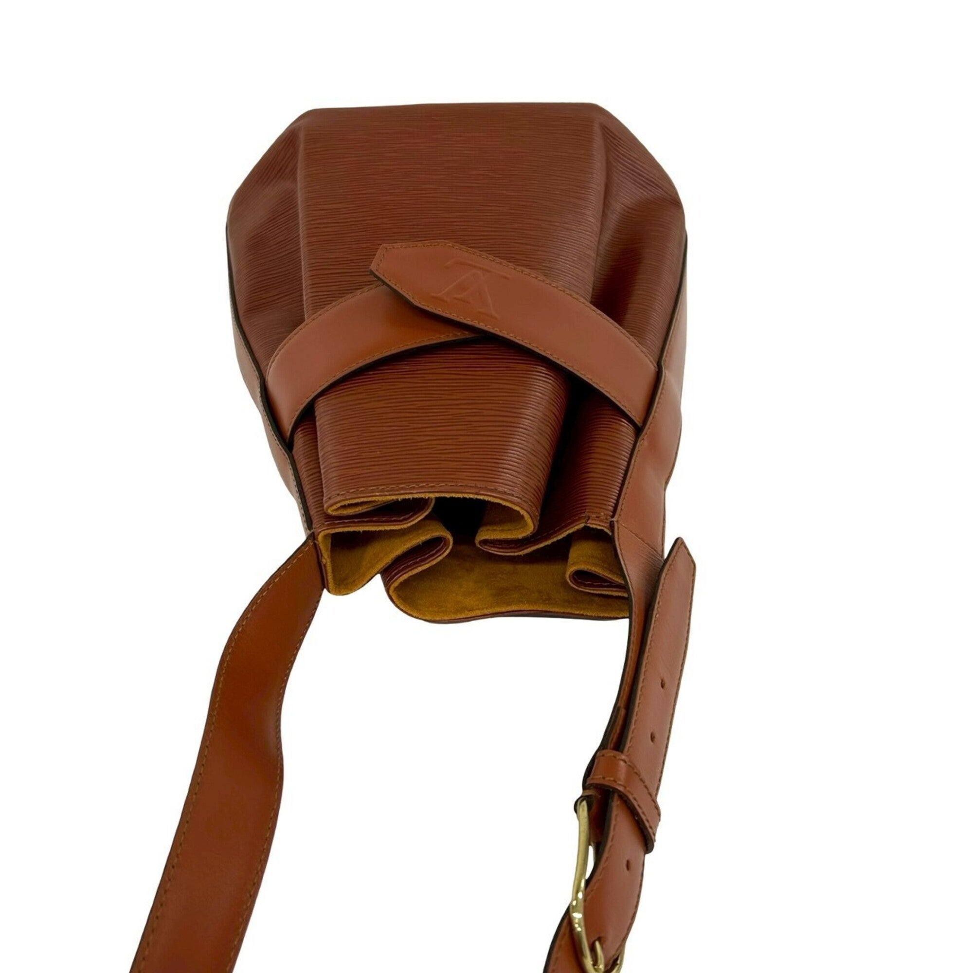 Louis Vuitton Brown Leather Shoulder Bag (Pre-Owned)