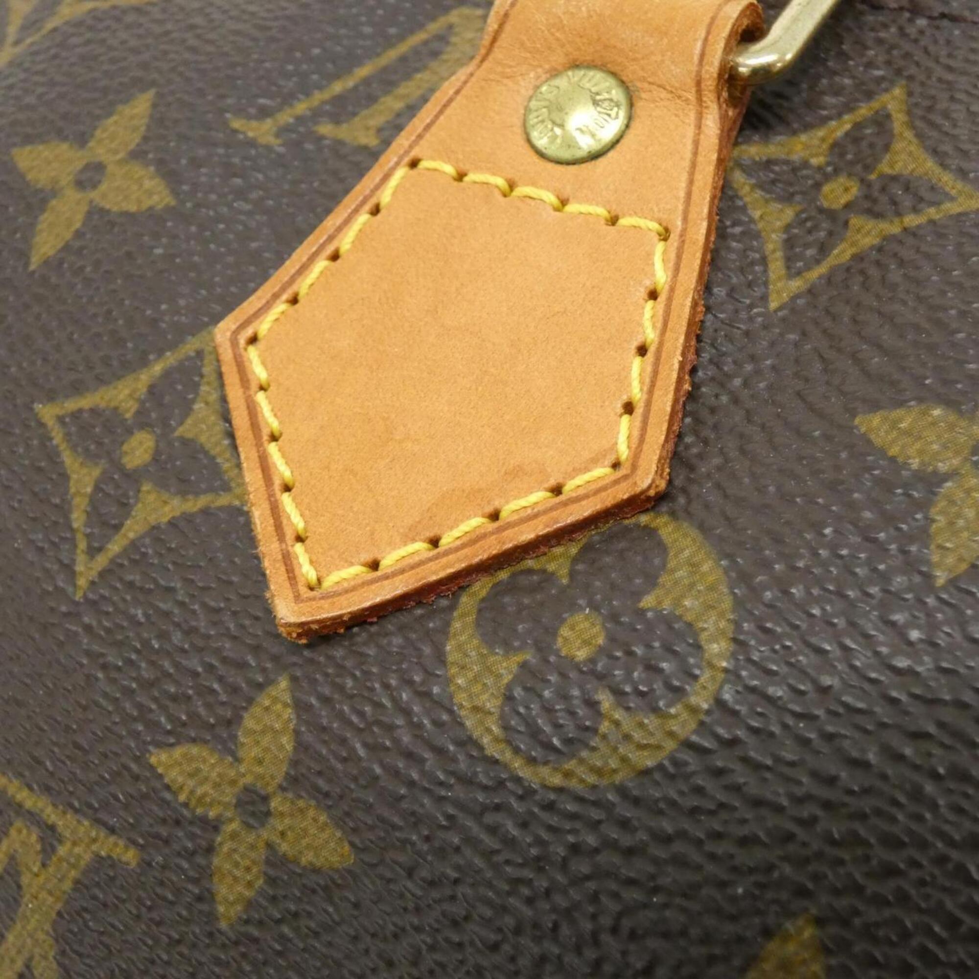 Louis Vuitton Marron Coated Canvas Boston Bag (Pre-Owned)