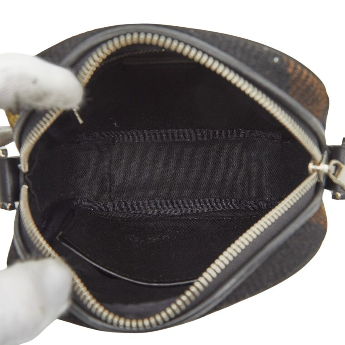 Burberry Black Brown Shoulder Bag (Pre-Owned)