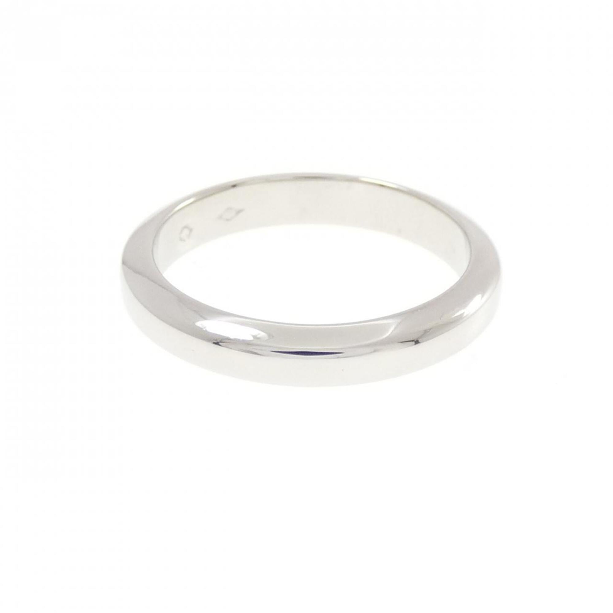 Cartier Platinum Platinum 950 Band Ring (Pre-Owned)