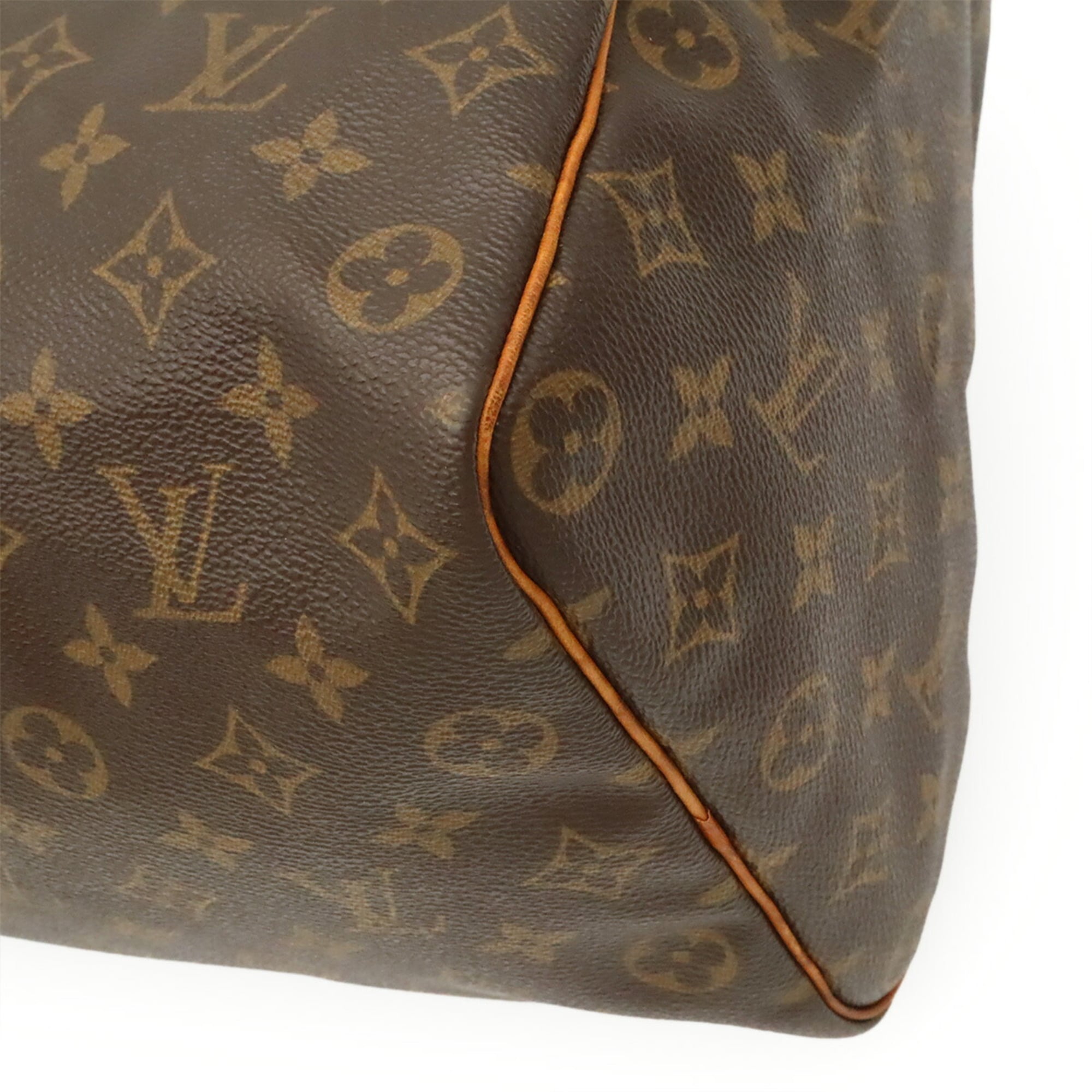 Louis Vuitton Brown Monogram Canvas Pvc Coated Canvas Boston Bag Handbag (Pre-Owned)
