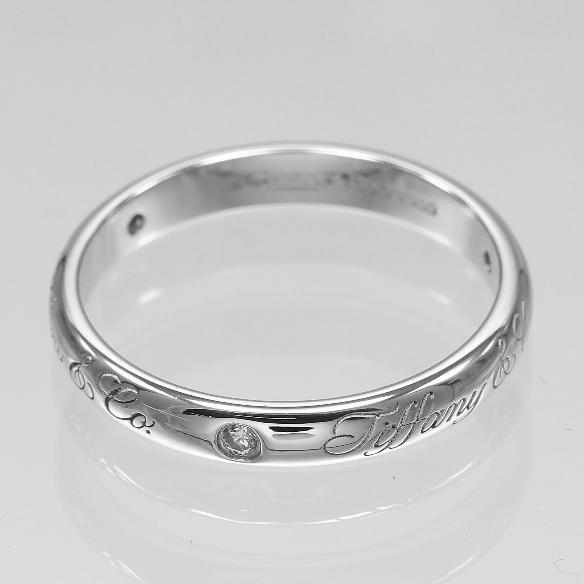 Tiffany Platinum 950 Band Ring (Pre-Owned)