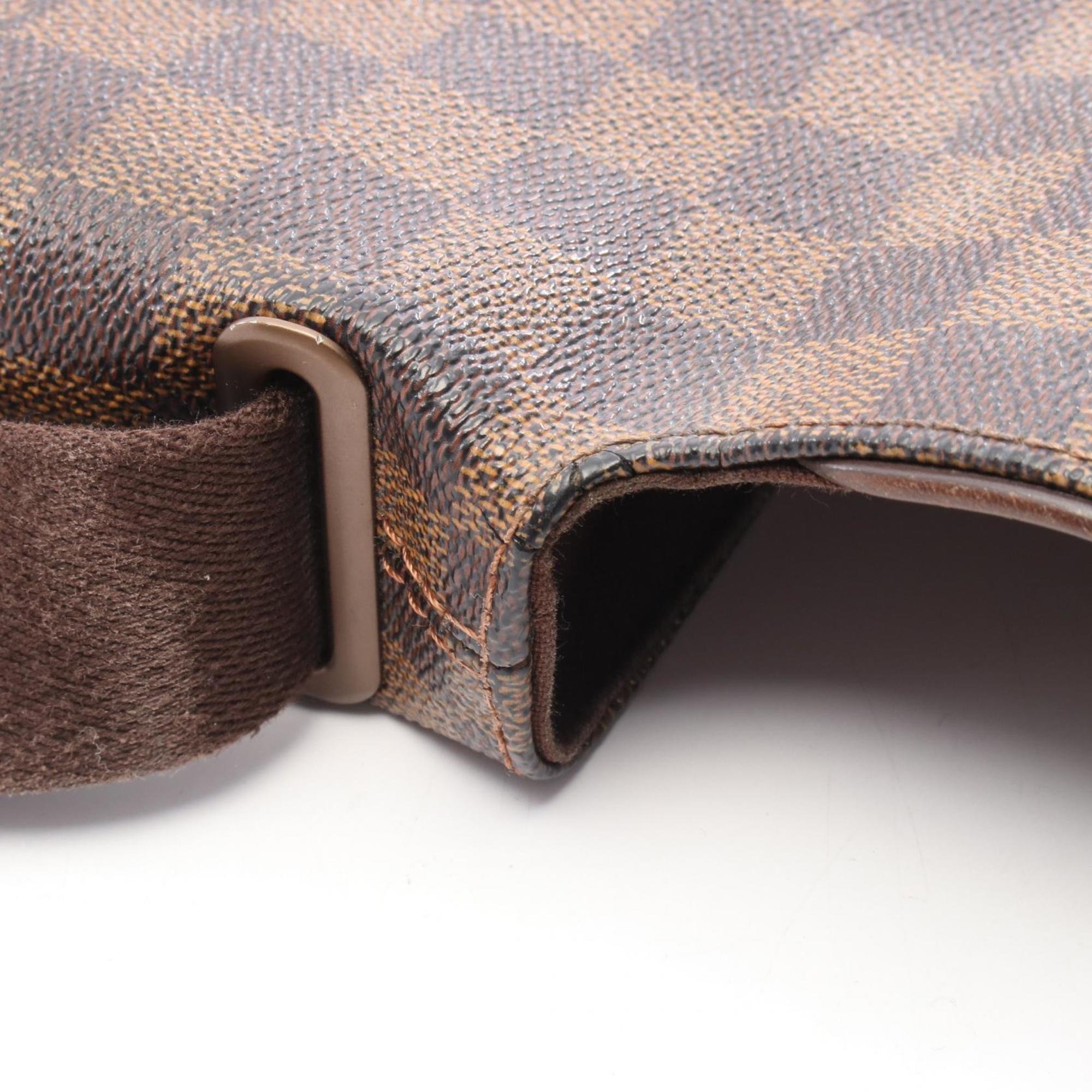 Louis Vuitton Brown Damier Canvas Coated Canvas Leather Handbag Shoulder Bag (Pre-Owned)