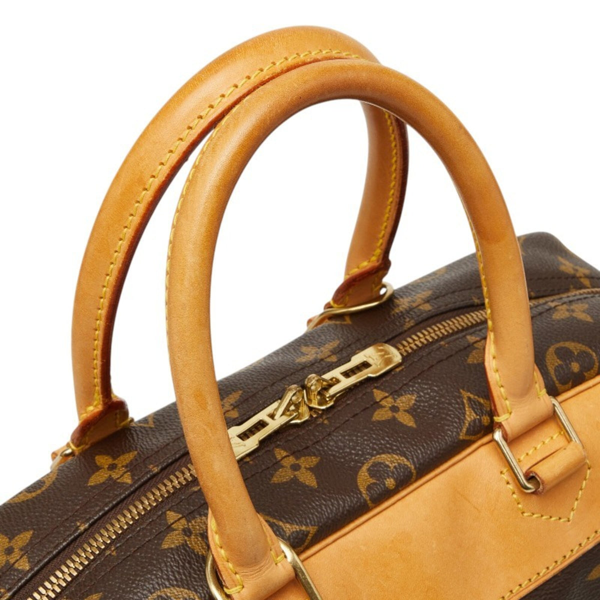 Louis Vuitton Brown Monogram Pvc Leather Handbag (Pre-Owned)