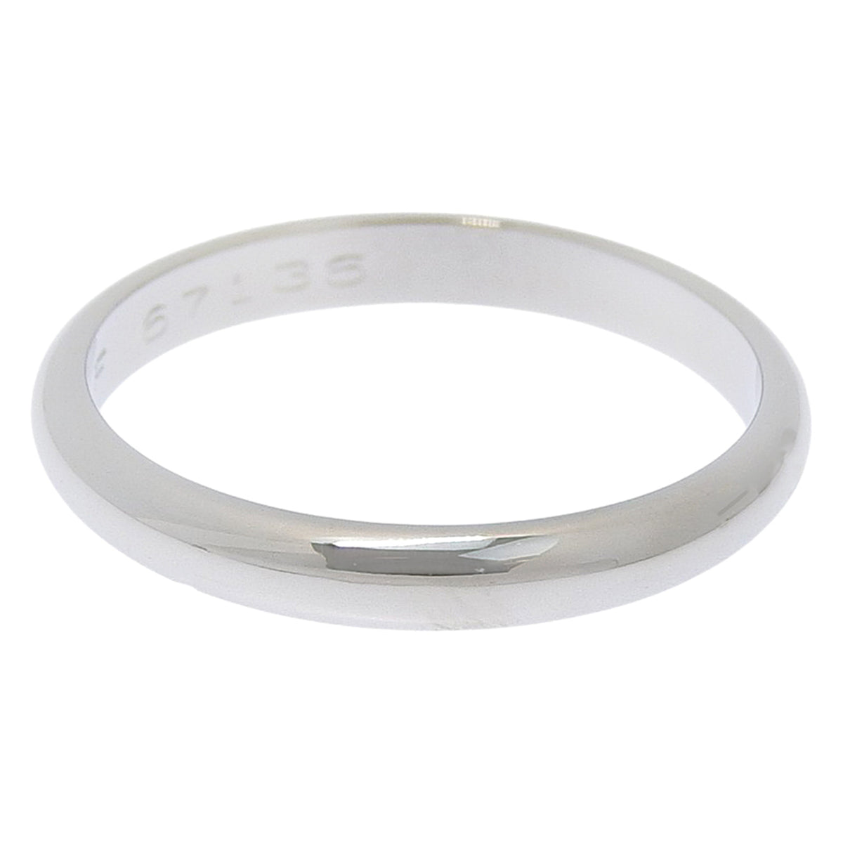 Cartier Platinum 950 Band Ring (Pre-Owned)