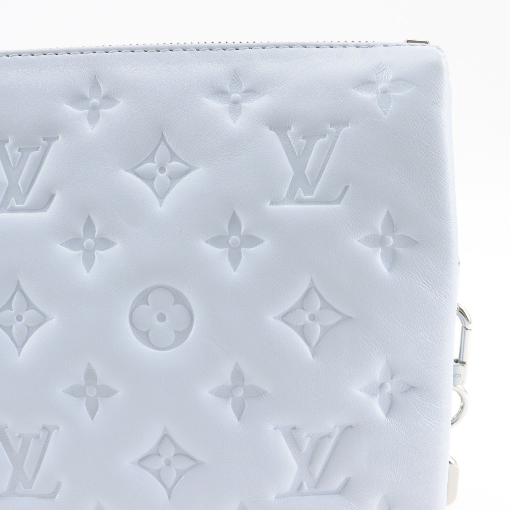 Louis Vuitton Light Blue Monogram Shoulder Bag (Pre-Owned)