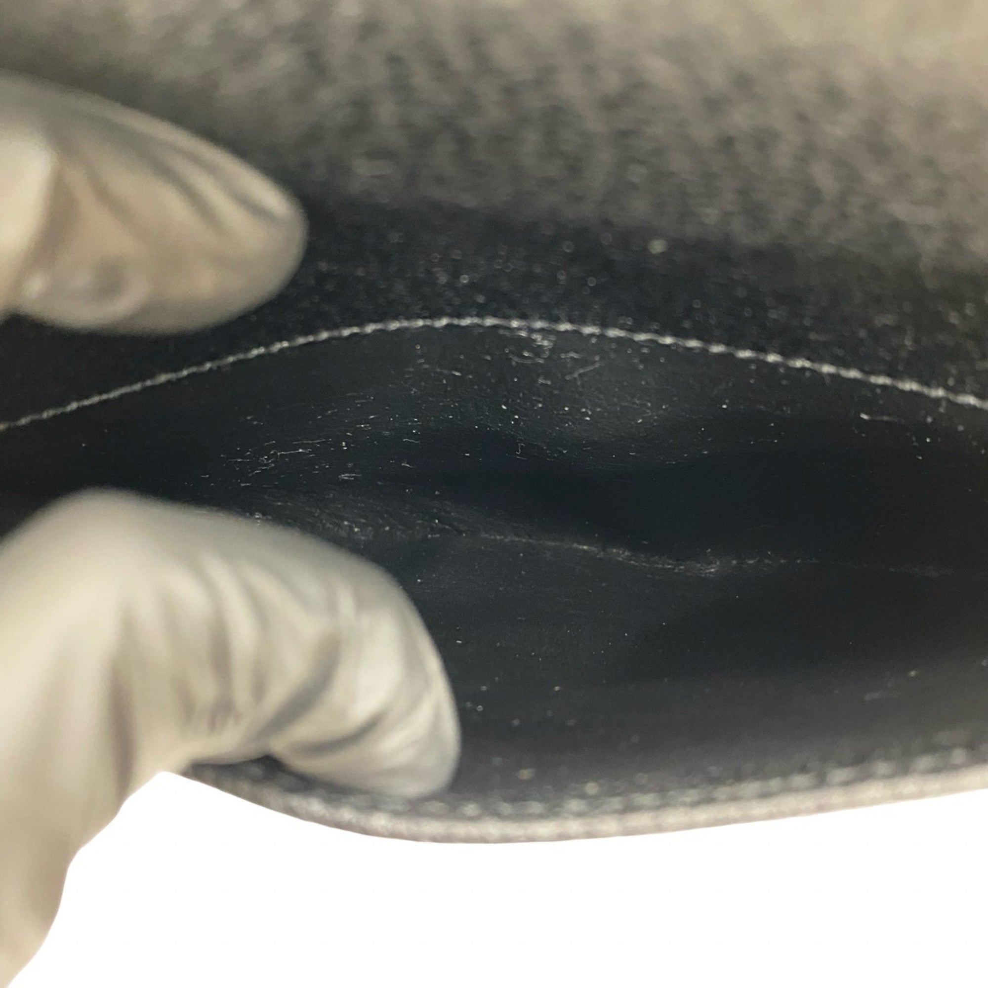 Gucci Black Leather Handbag Shoulder Bag (Pre-Owned)