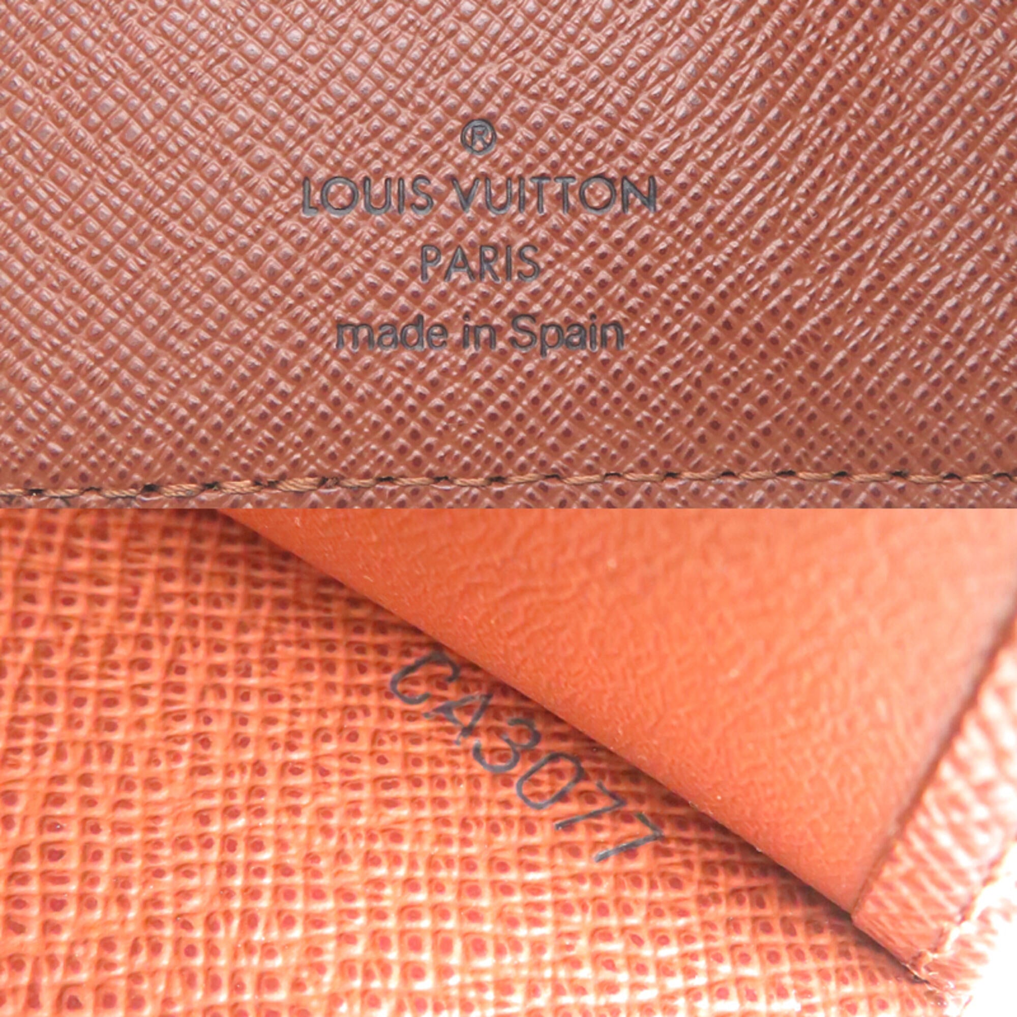 Louis Vuitton Brown Monogram Wallet (Tri-Fold) (Pre-Owned)