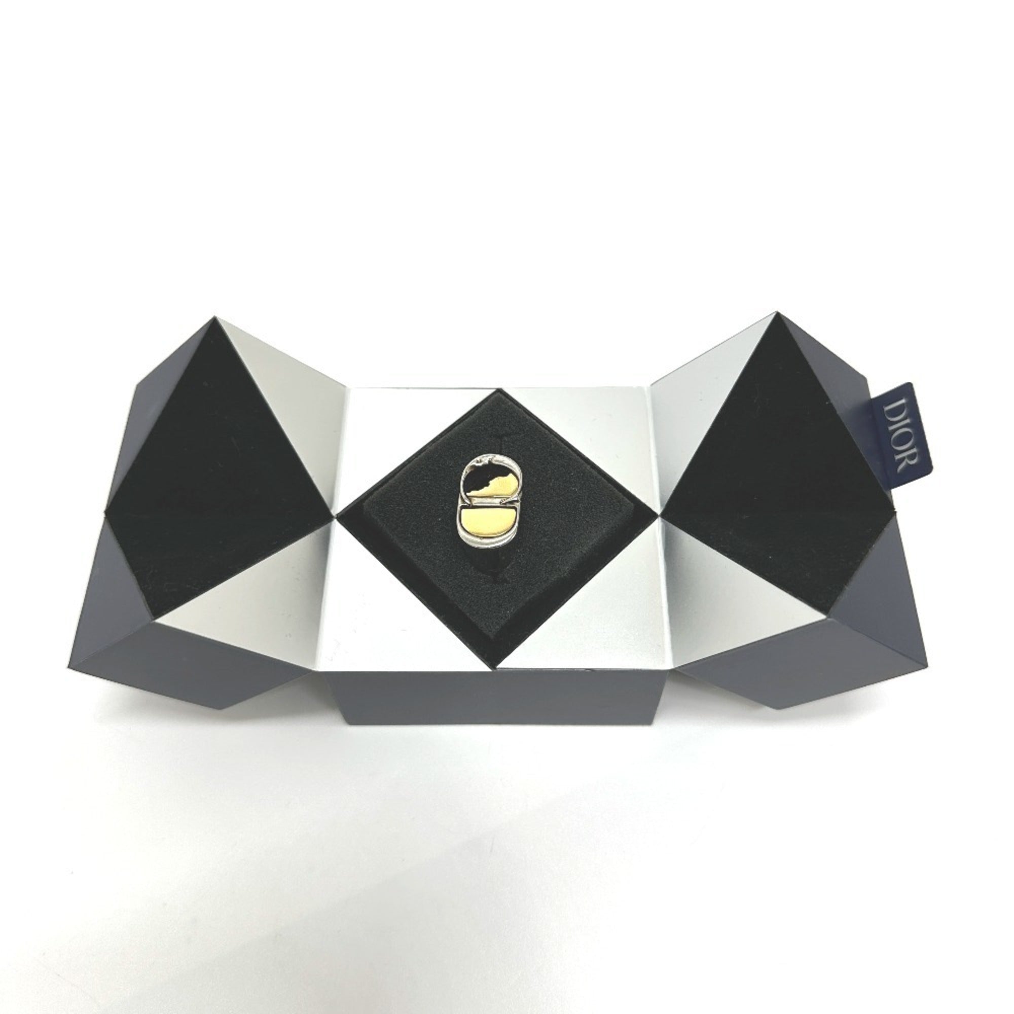 Christian Dior Silver Metal Band Ring (Pre-Owned)