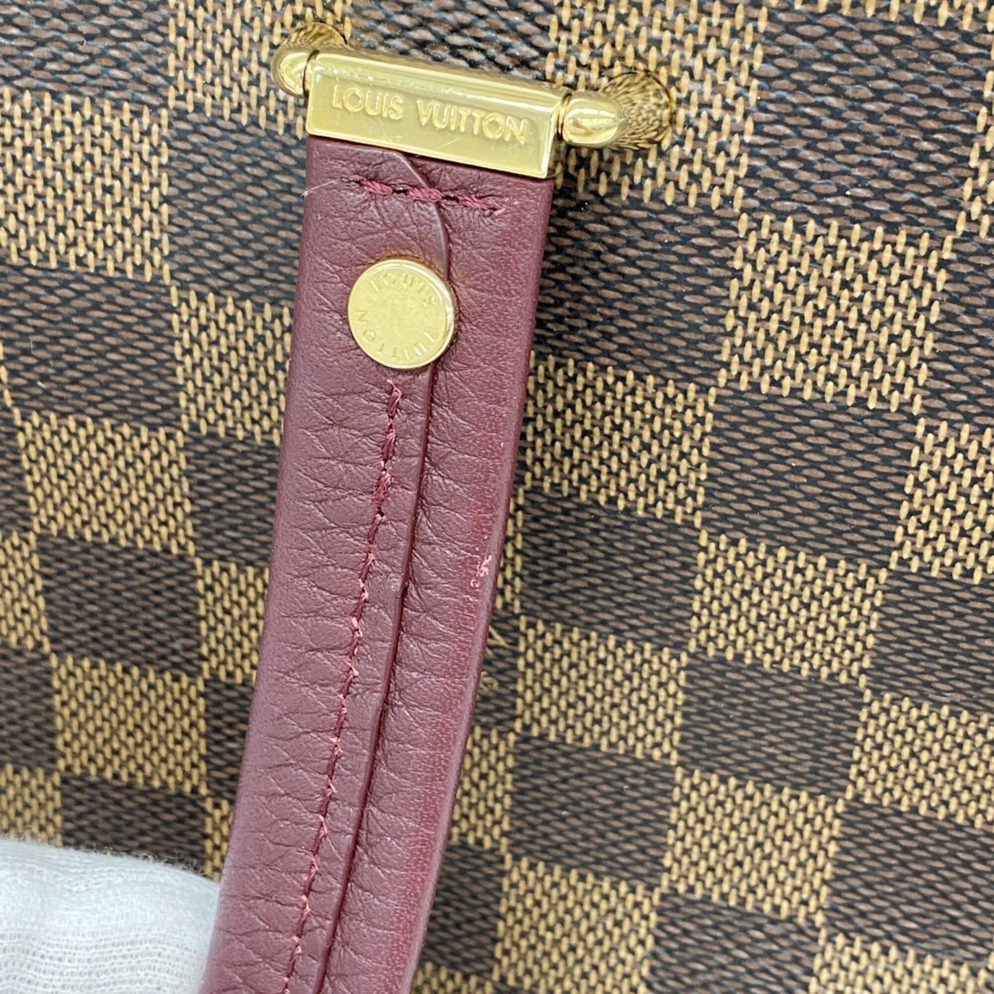 Louis Vuitton Ebene Fuchsia Handbag (Pre-Owned)