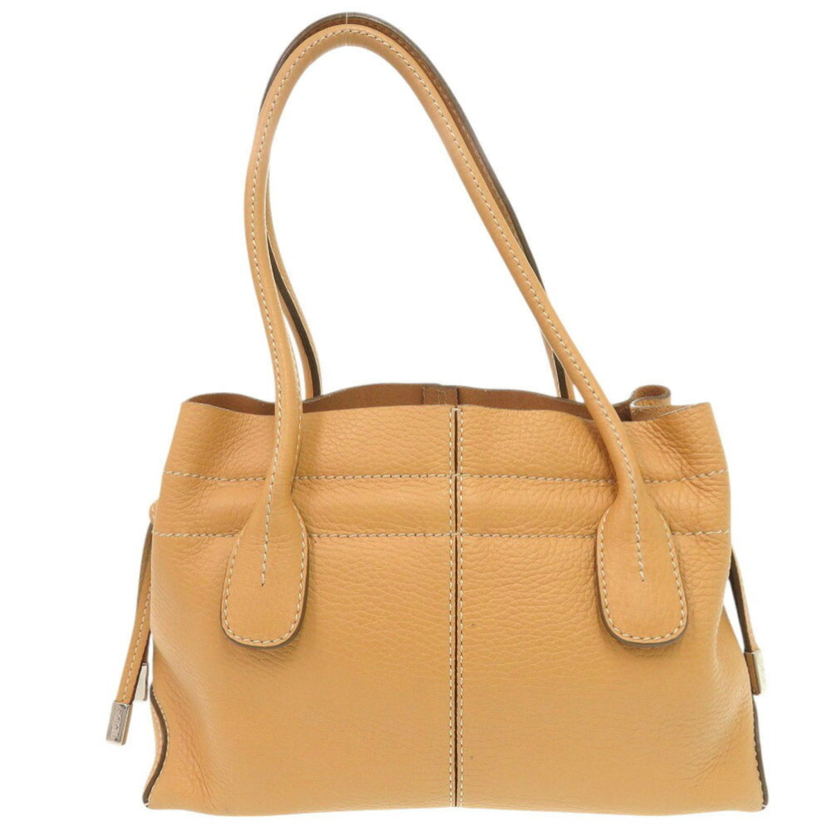 Tod's Beige Yellow Leather Handbag (Pre-Owned)