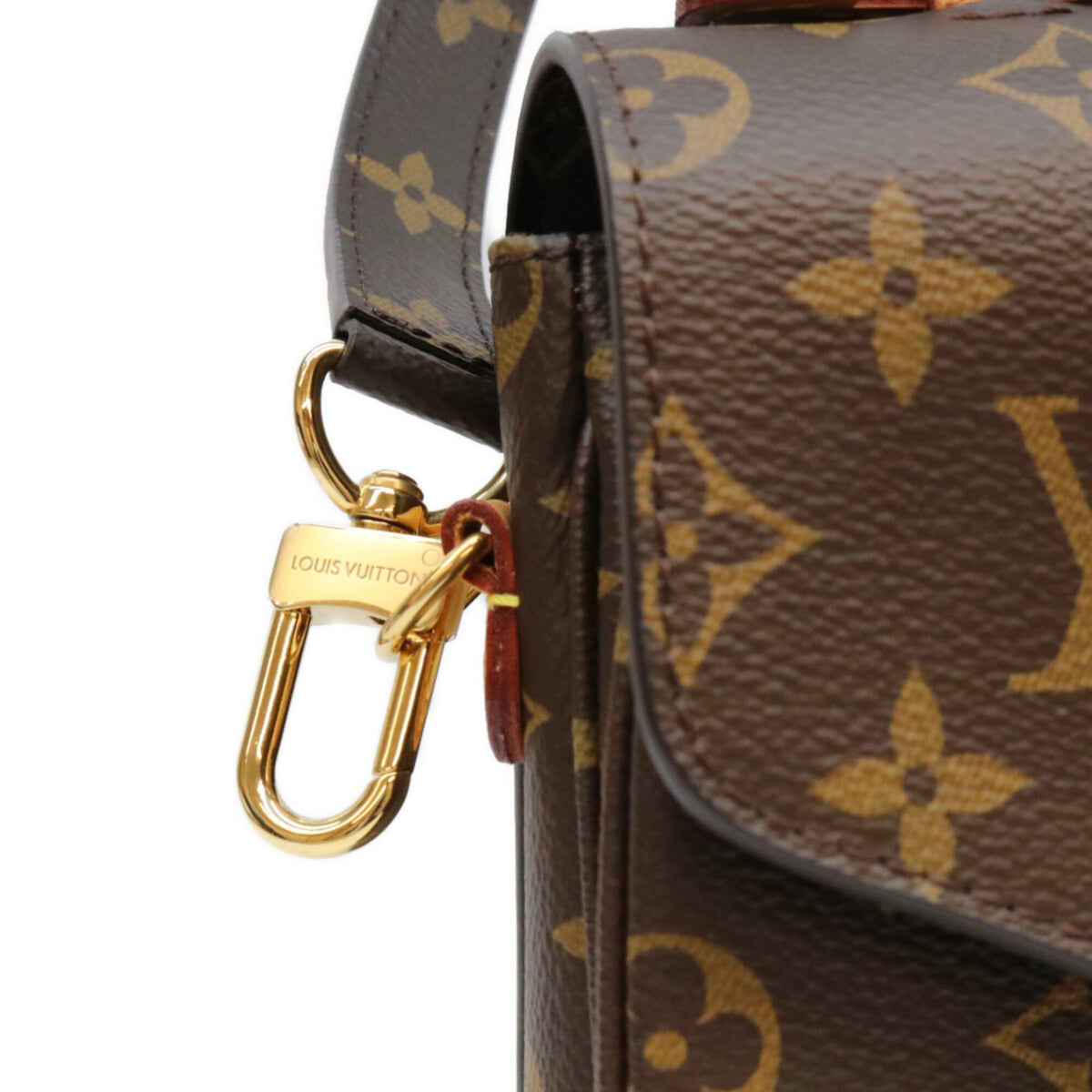 Louis Vuitton Brown Monogram Shoulder Bag (Pre-Owned)