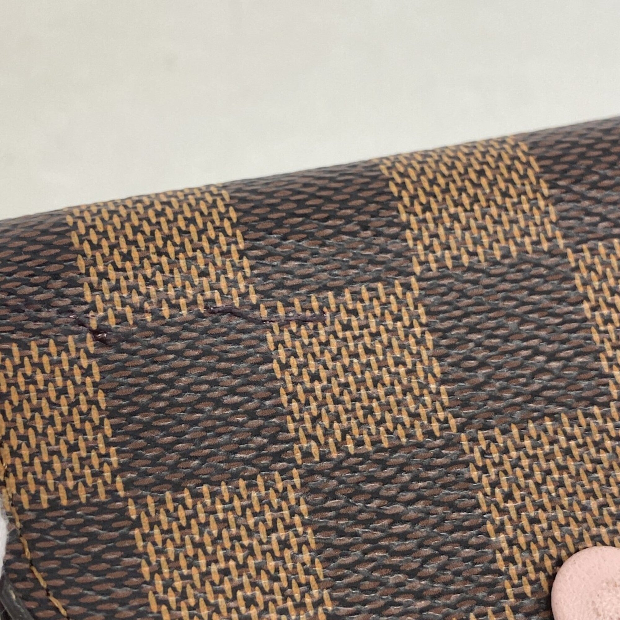 Louis Vuitton Ebene Coin Purse/Coin Case (Pre-Owned)