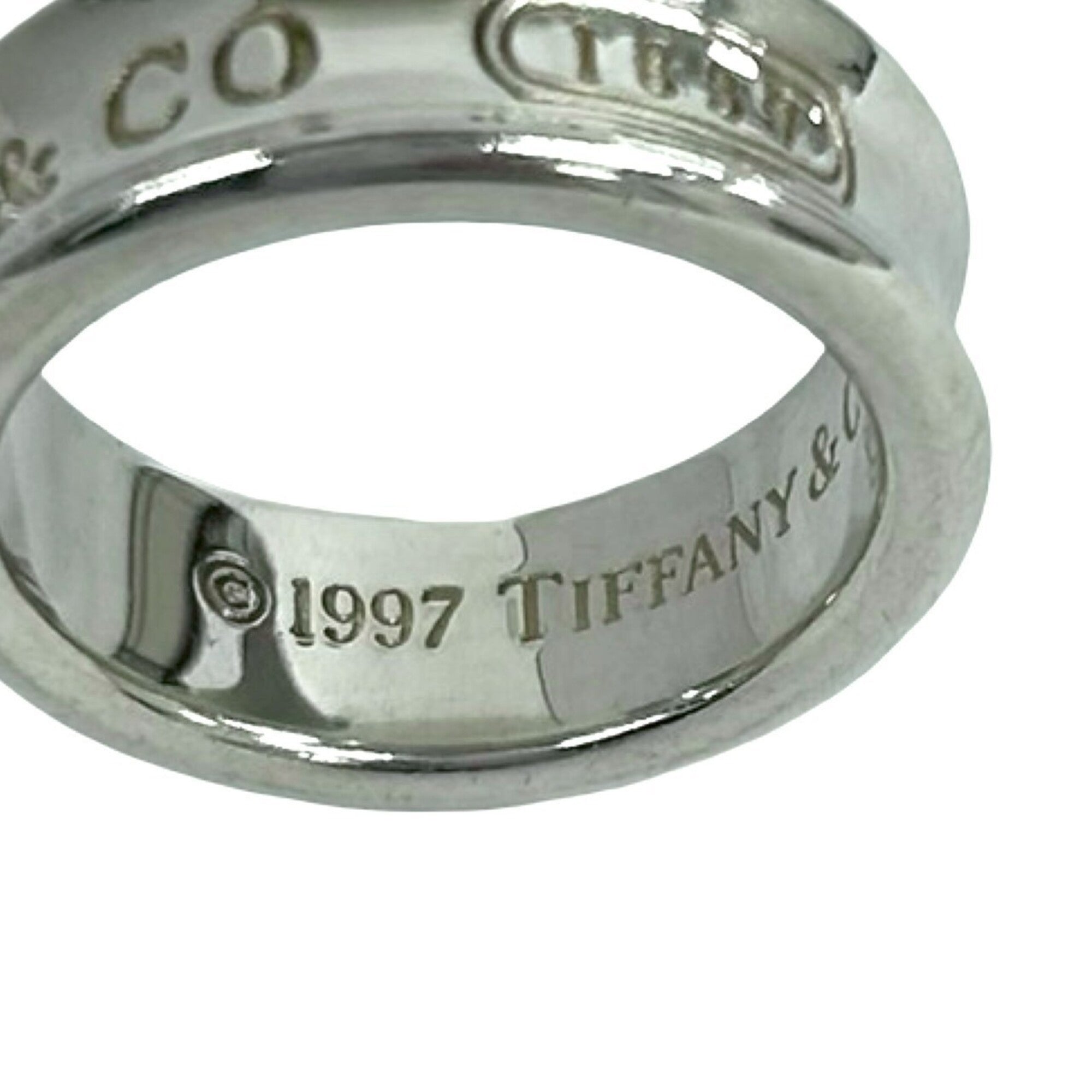 Tiffany Silver Silver 925 Band Ring (Pre-Owned)