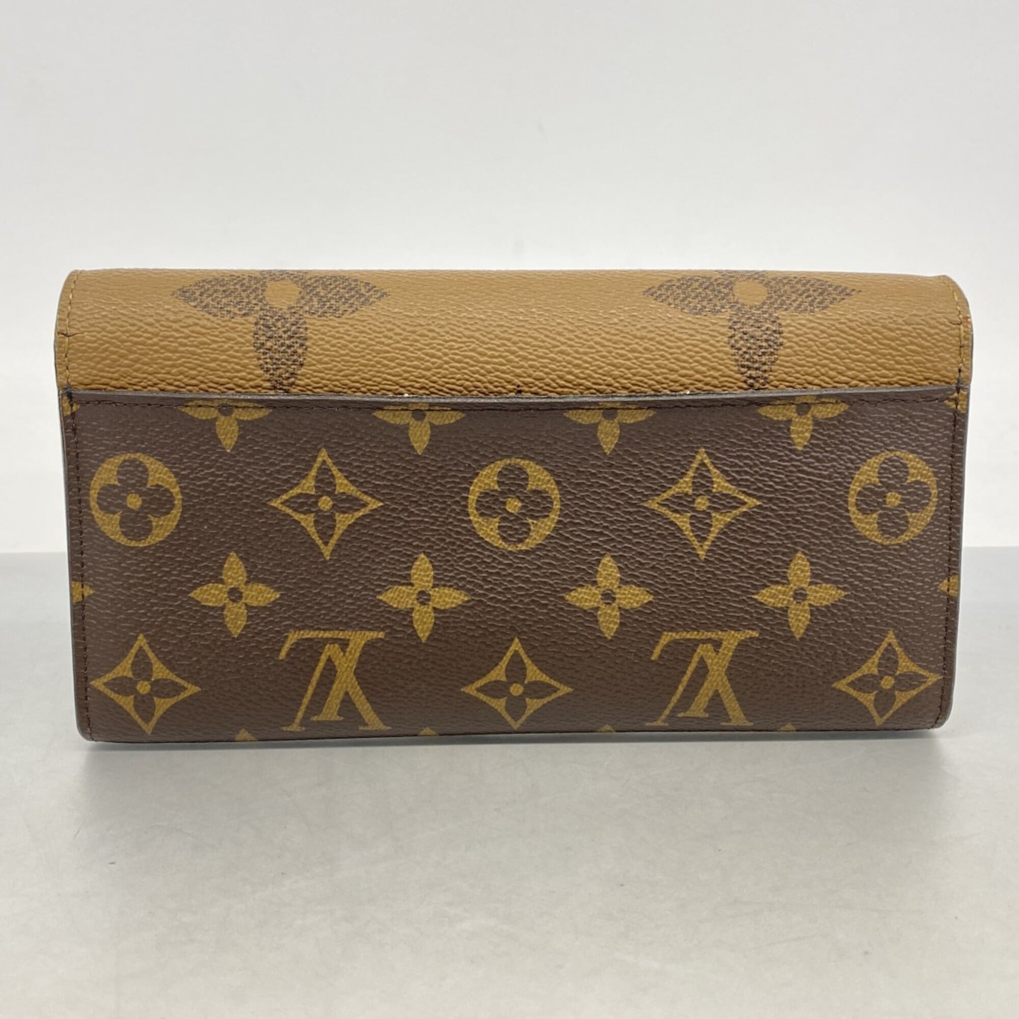 Louis Vuitton Brown Long Wallet (Bi-Fold) (Pre-Owned)