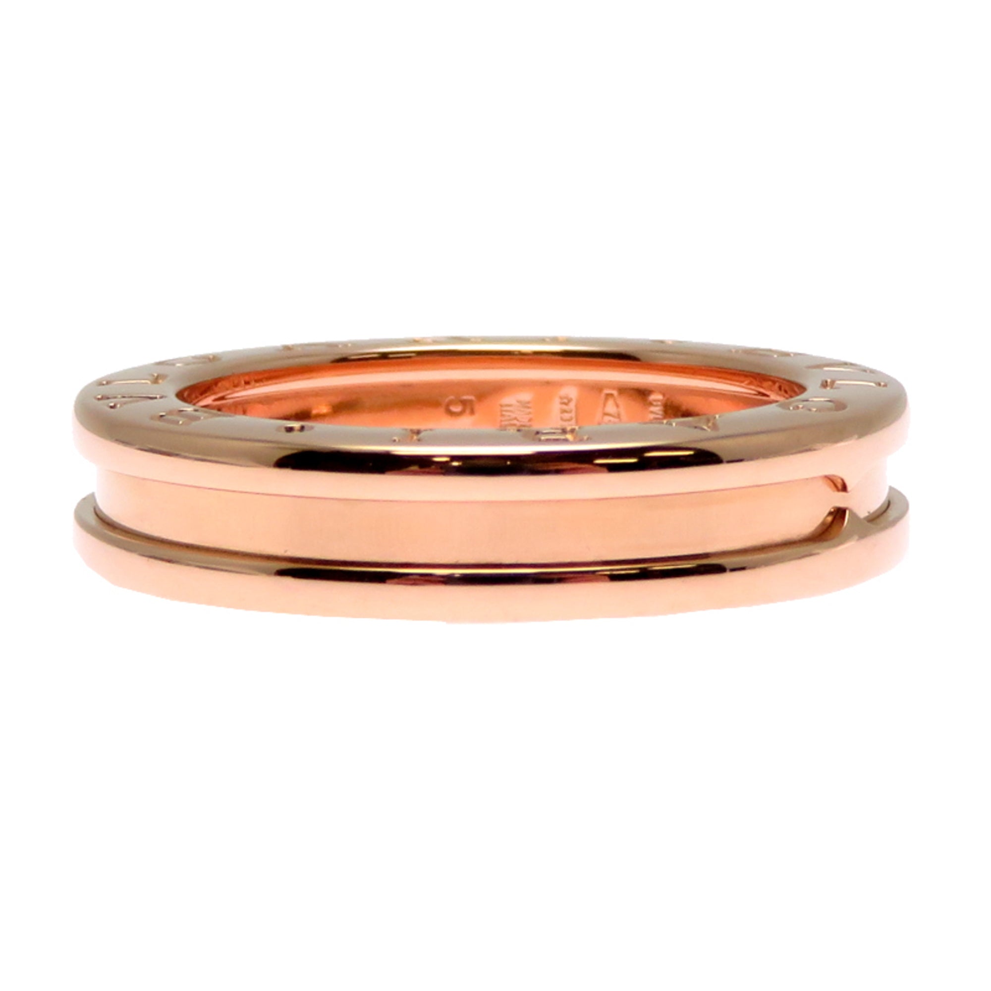 Bvlgari Pink Gold (18K) Band Ring (Pre-Owned)
