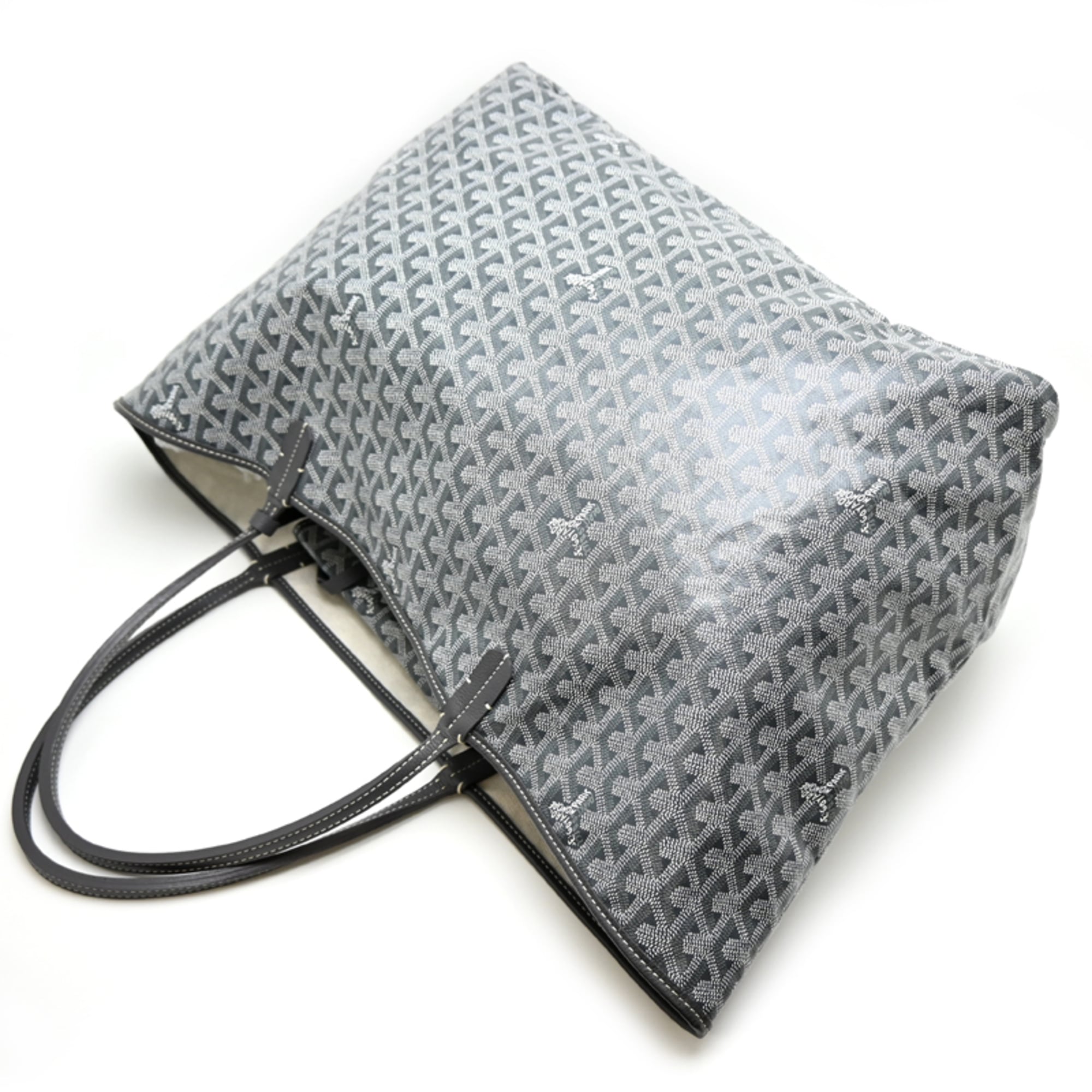 Goyard Gray Coated Canvas Tote Bag (Pre-Owned)