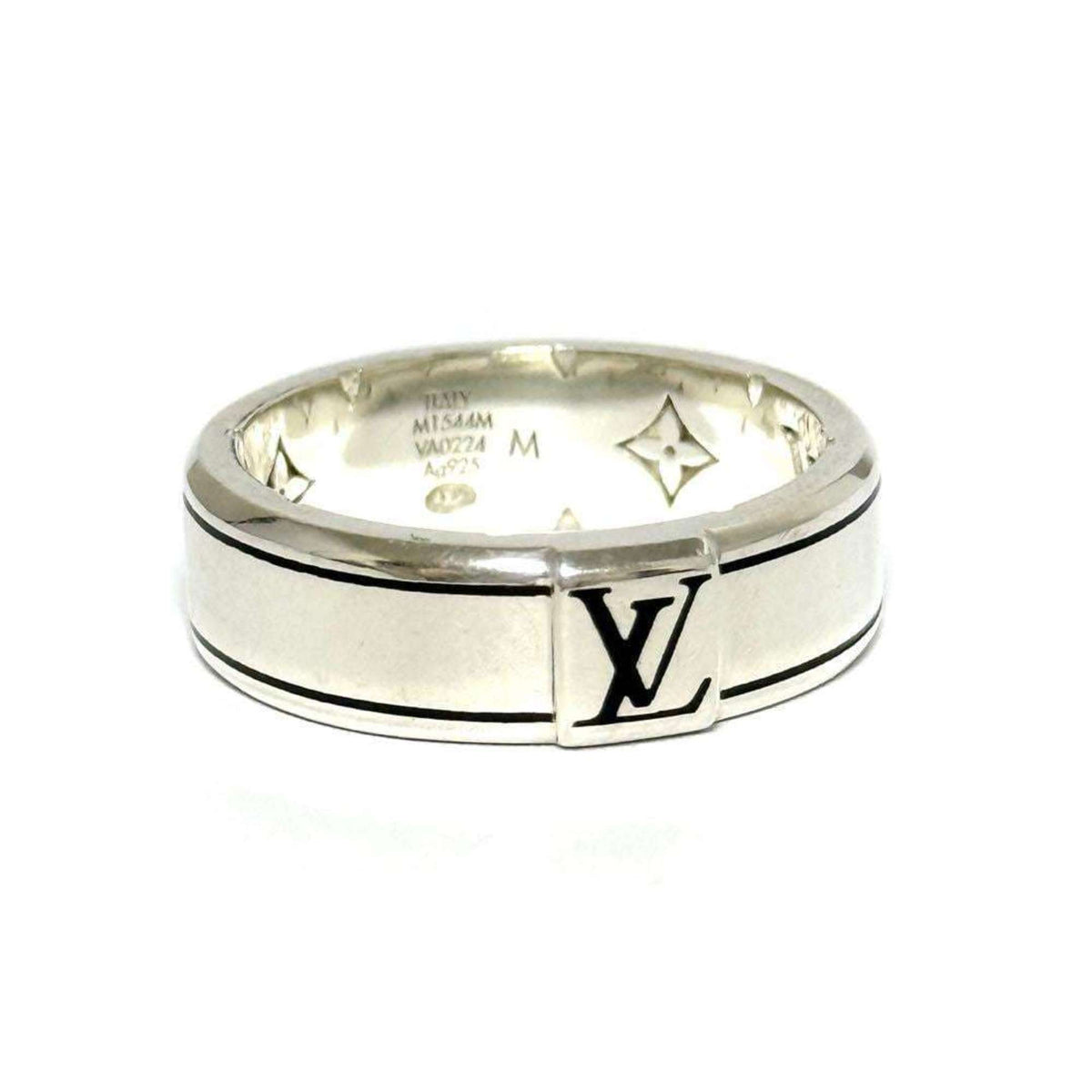 Louis Vuitton Silver Silver 925 Band Ring (Pre-Owned)