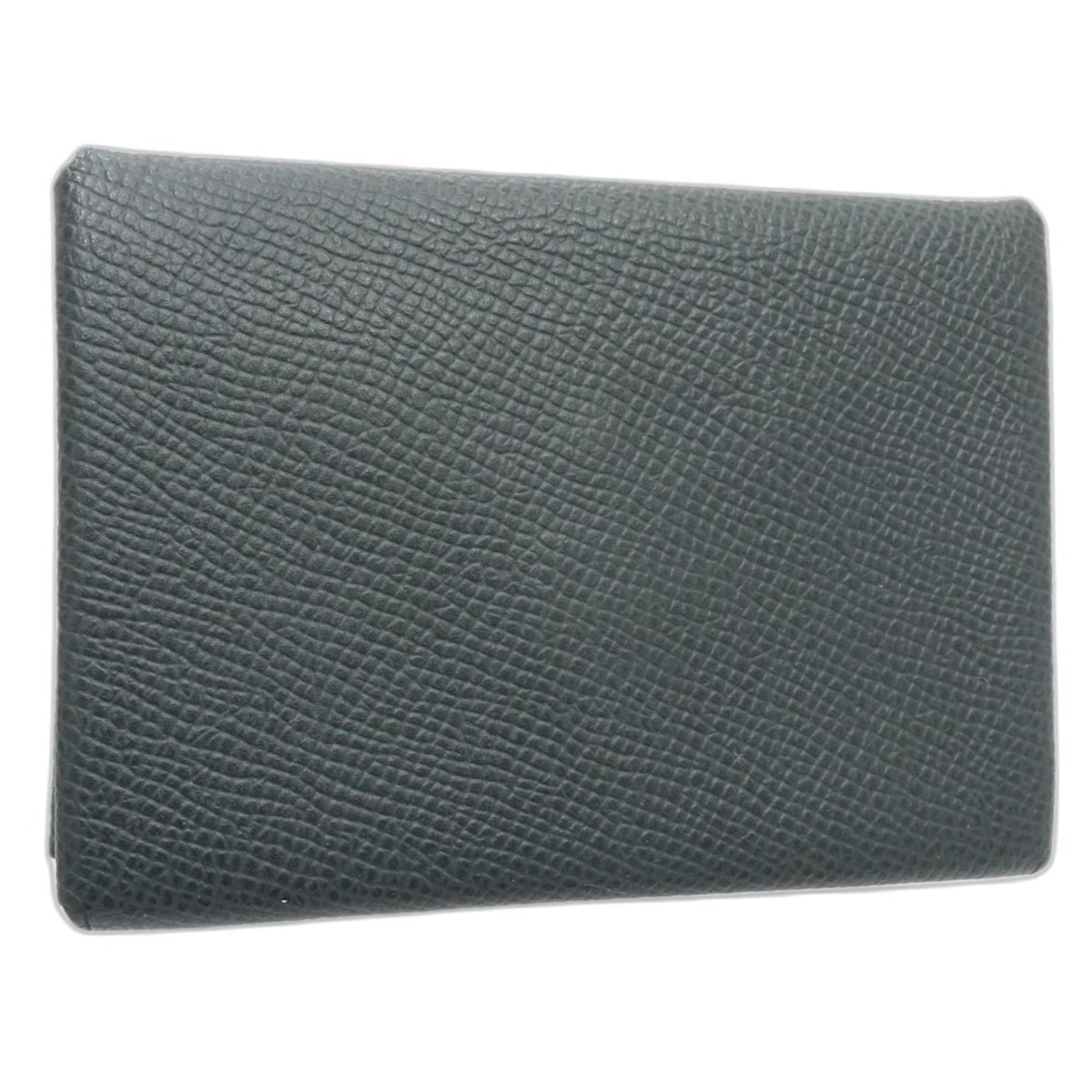 Hermes Vert Taurillon Clemence Leather Coin Purse/Coin Case (Pre-Owned)