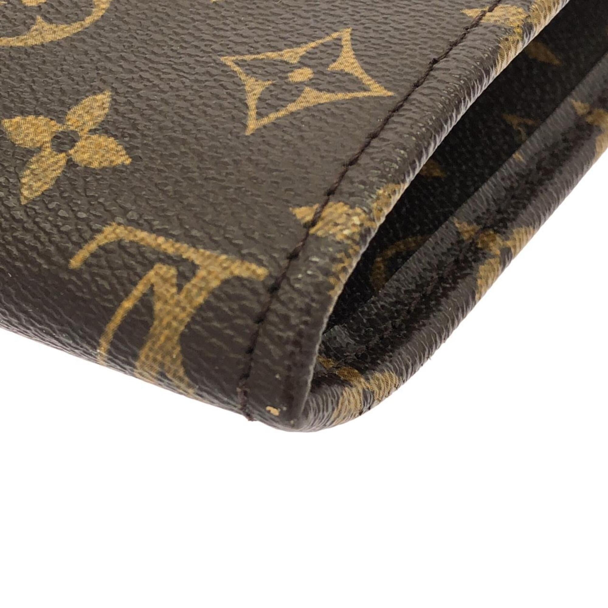Louis Vuitton Marron Coated Canvas Handbag (Pre-Owned)