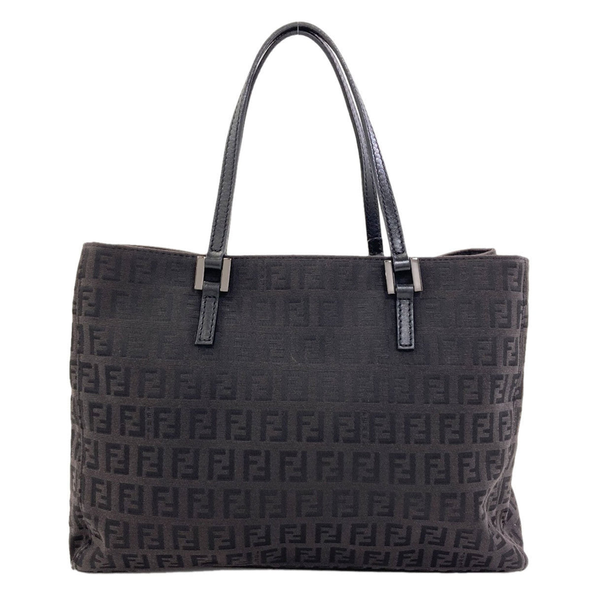 Fendi Black Canvas Handbag (Pre-Owned)