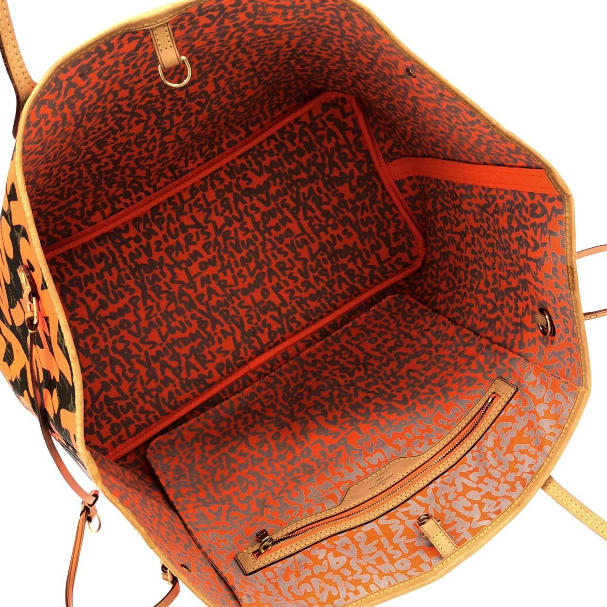 Louis Vuitton Monogram Graffiti Marron Orange Coated Canvas Handbag (Pre-Owned)