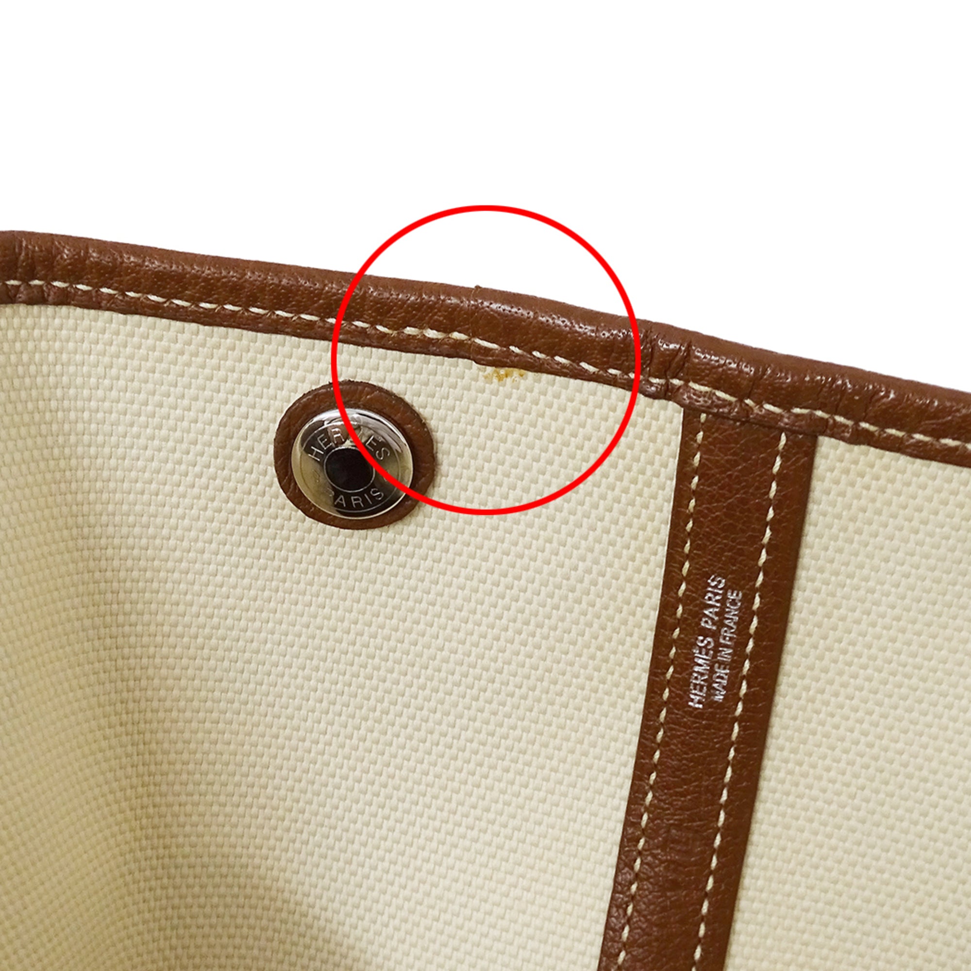 Hermes Brown Handbag Tote Bag (Pre-Owned)