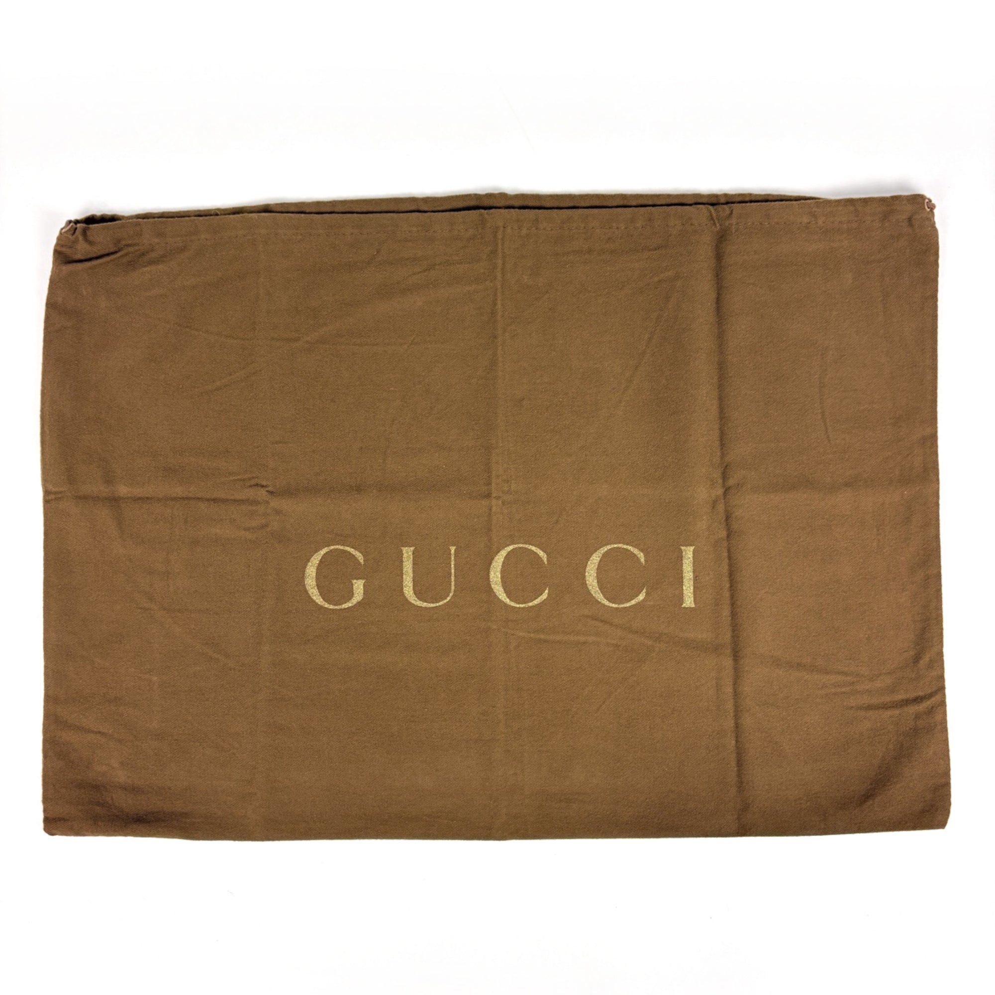 Gucci Gg Canvas Brown Gg Canvas Leather Shoulder Bag (Pre-Owned)