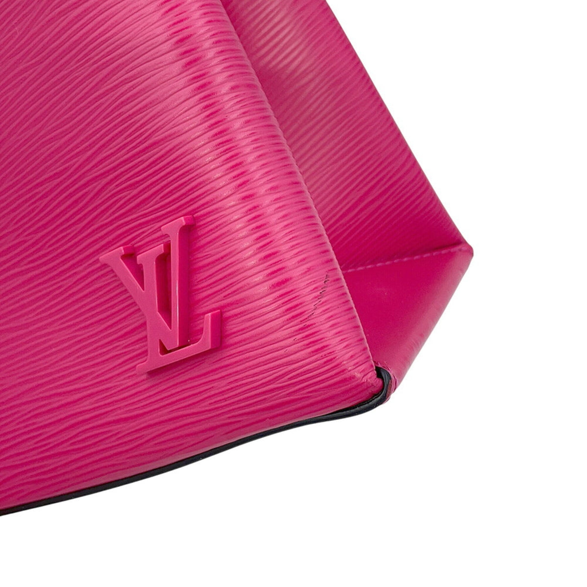 Louis Vuitton Epi Black Hot Pink Noir Epi Leather Handbag Shoulder Bag (Pre-Owned)