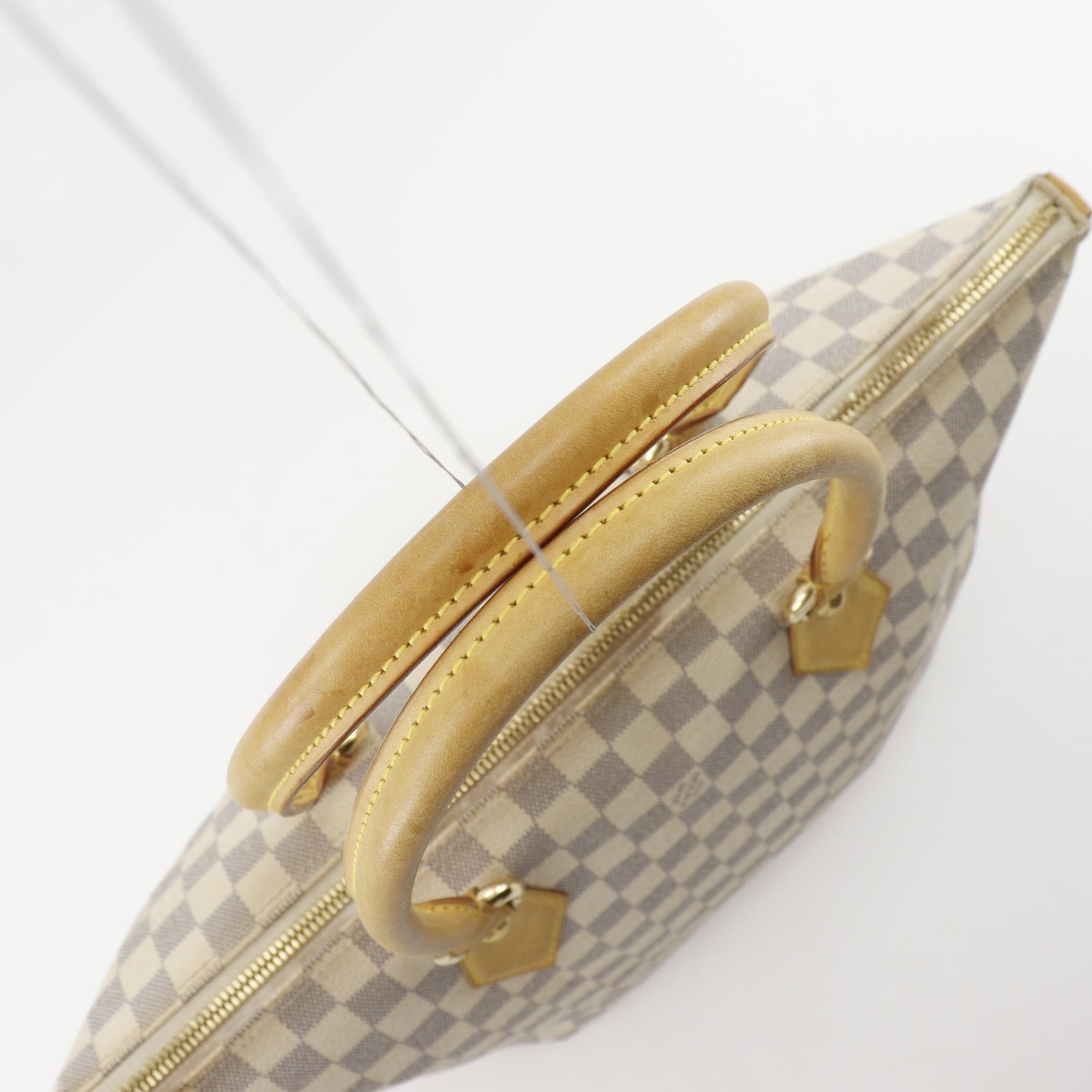 Louis Vuitton White Damier Azur Tote Bag (Pre-Owned)