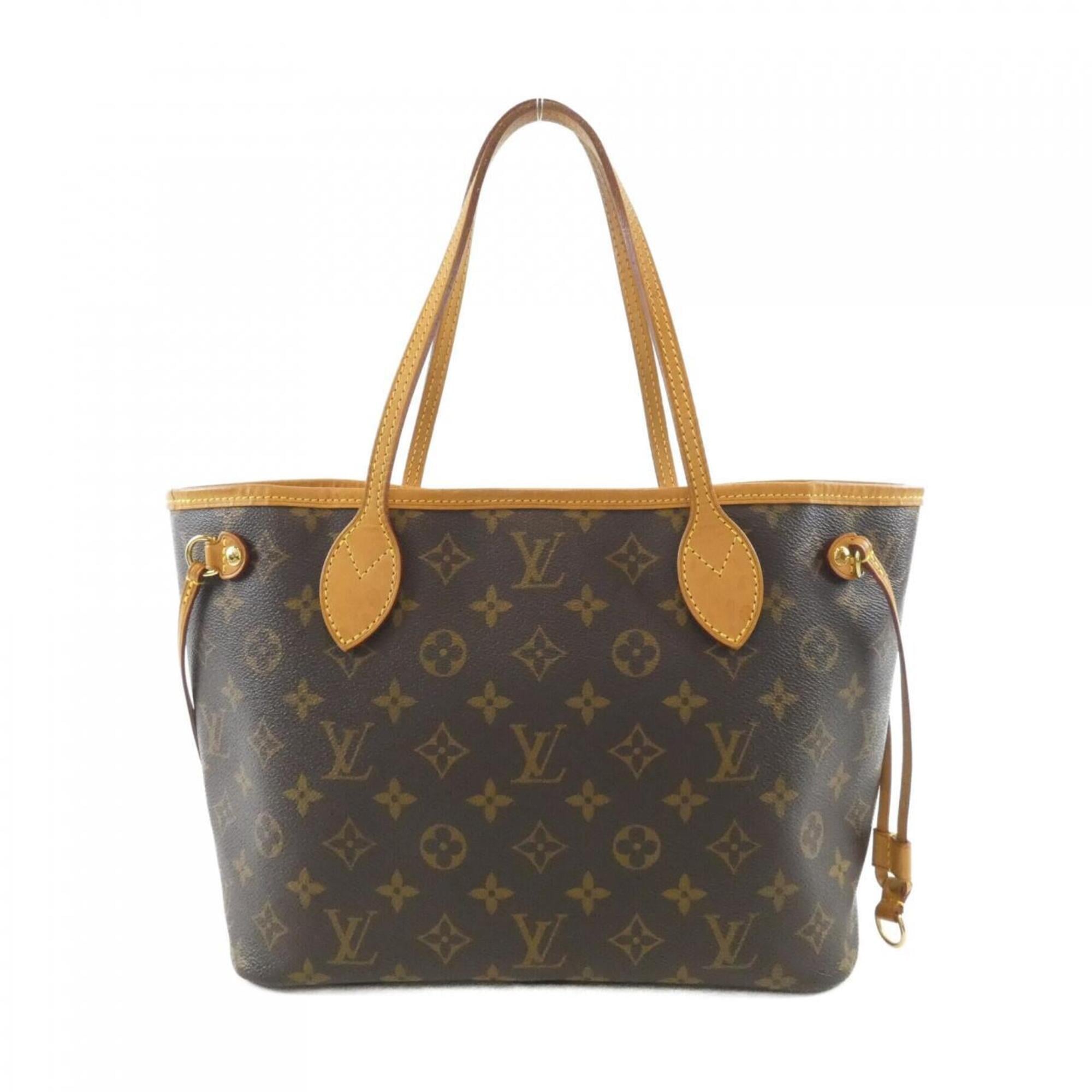 Louis Vuitton Monogram Marron Coated Canvas Handbag (Pre-Owned)