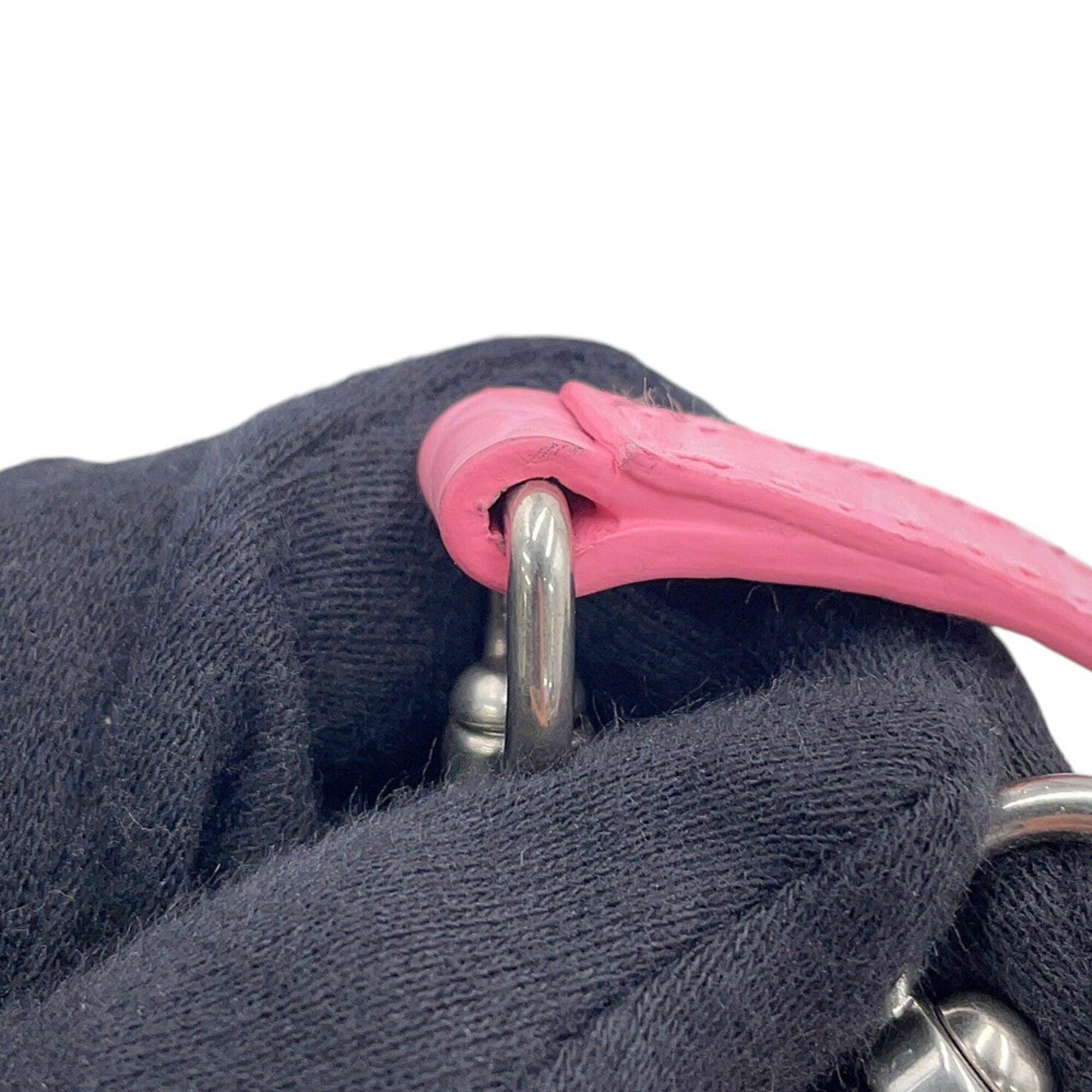 Balenciaga Pink Leather Handbag Shoulder Bag (Pre-Owned)